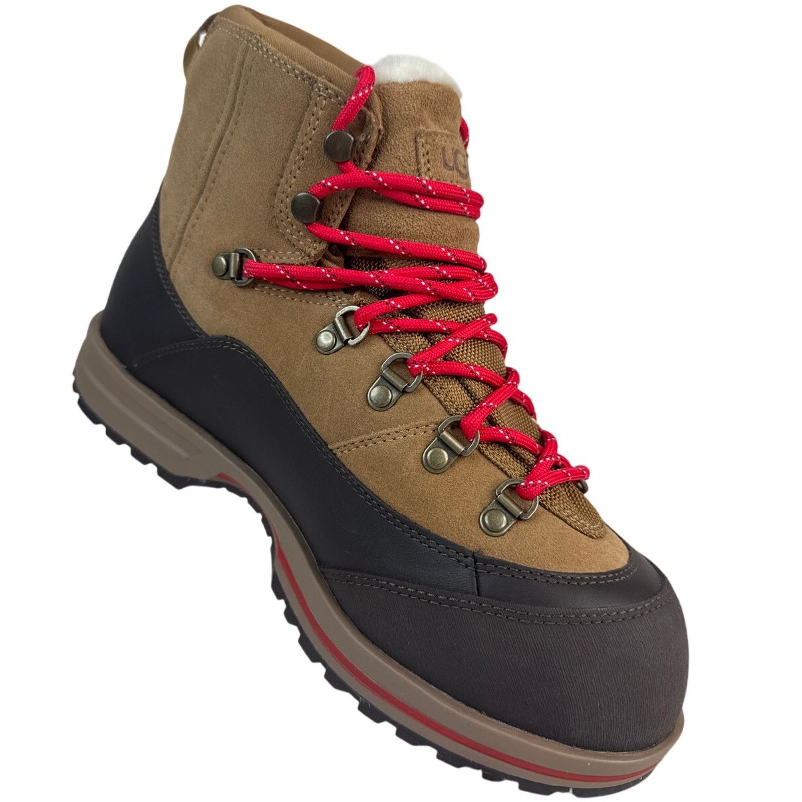Ugg Ugg Bracken Lace Brown Chestnut Leather Waterproof Boots Size US 9 / IT 39 - 2 Thumbnail