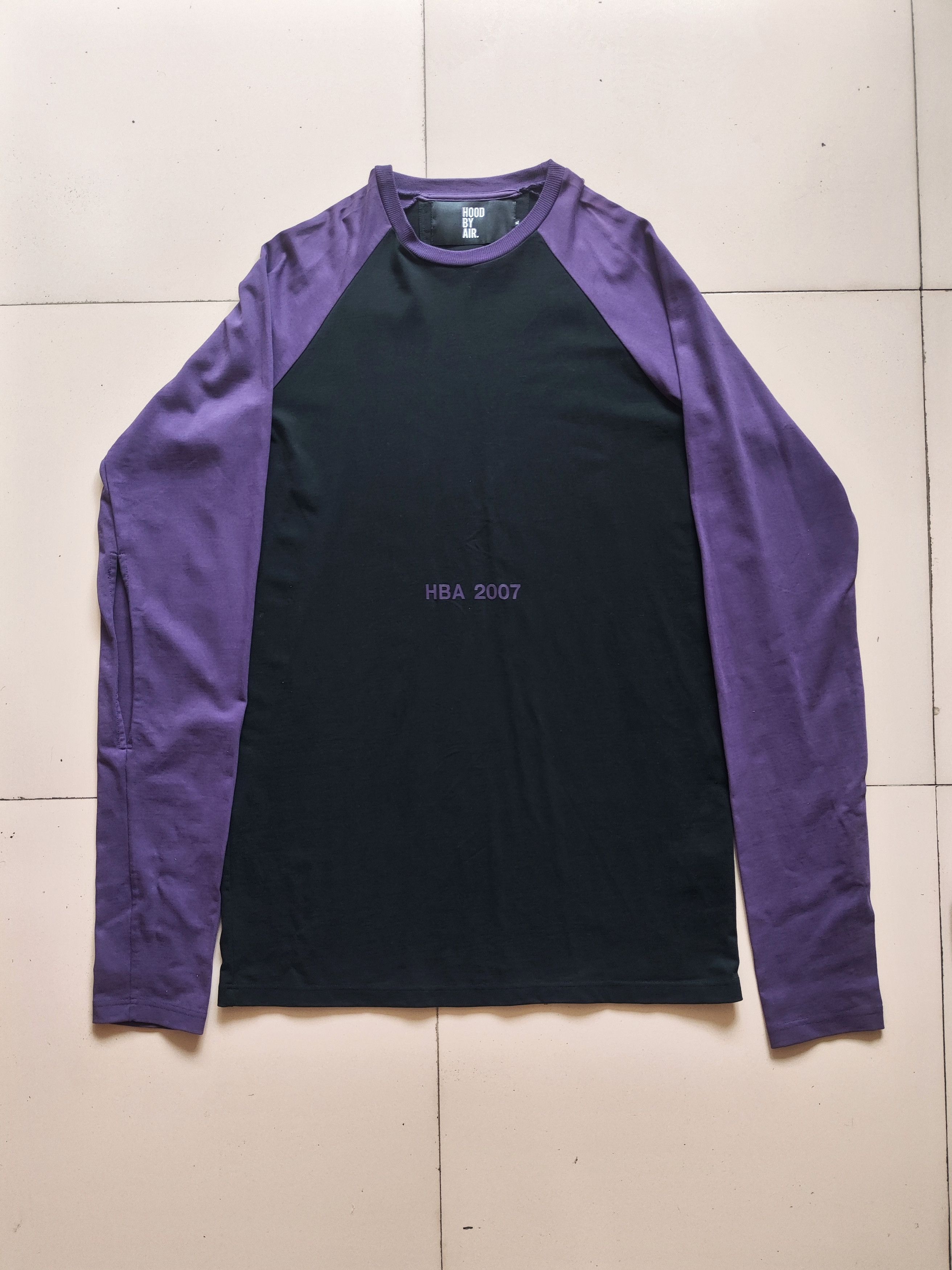 鬼レア幻90s伝説HOOD BY AIRロンTカットソーＬ黒青白黄HBA春秋冬 Hood By Air HBA Back Spine Long T | Grailed