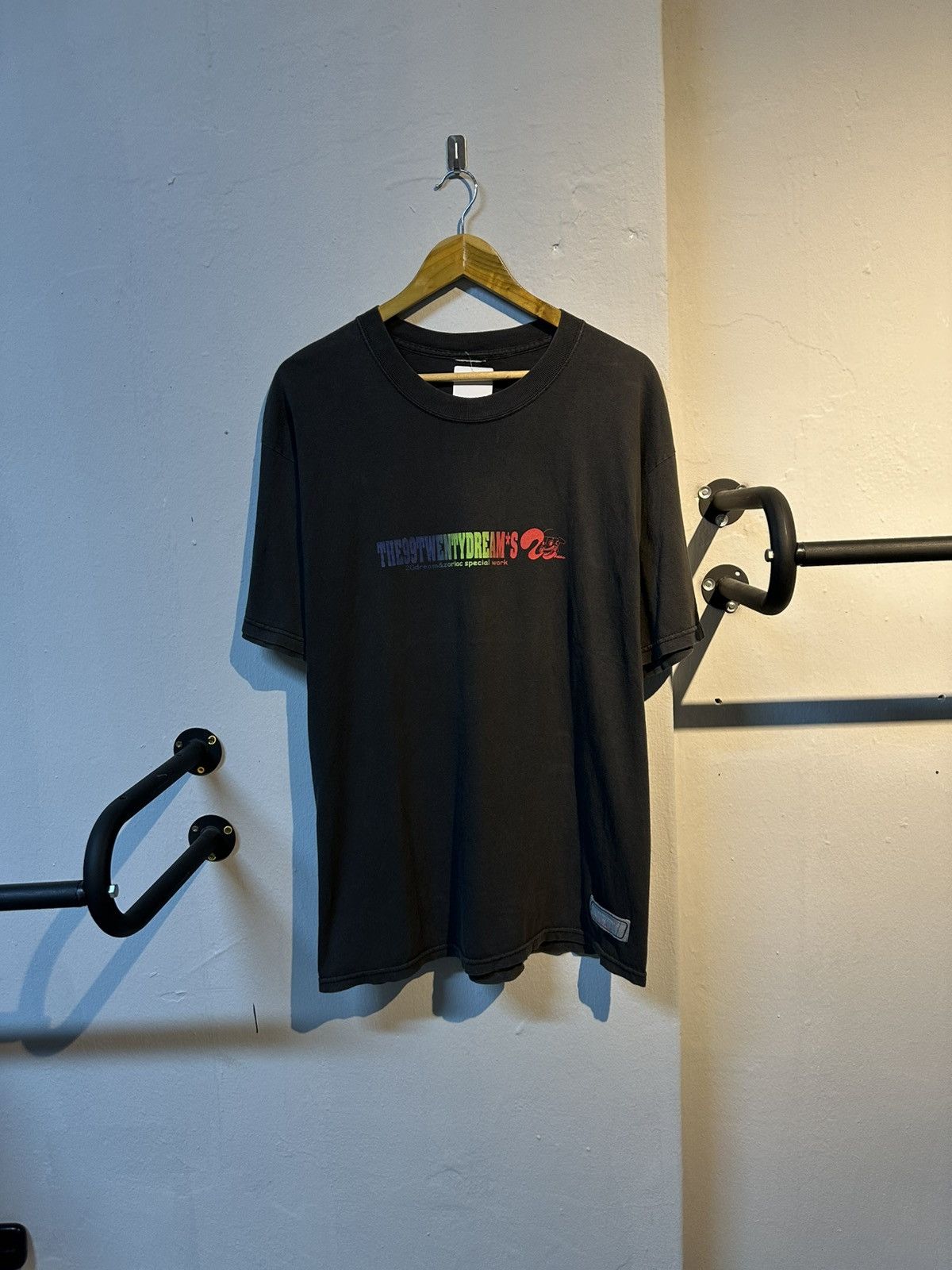 VINTAGE 90's THRASHER MAGAZINE PUSHEAD SKATE T SHIRT L SANTA