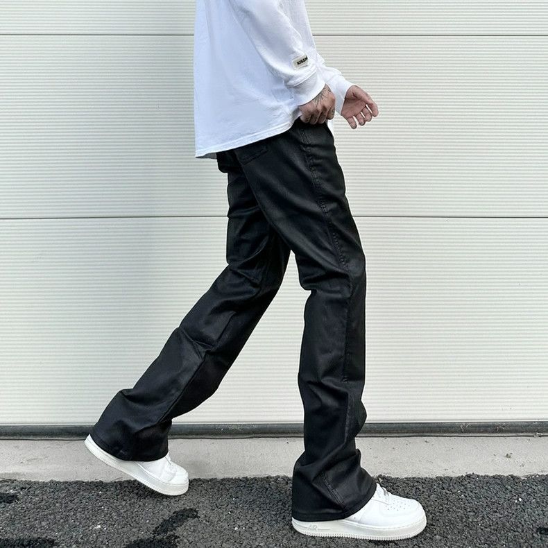 wax punk bootcut hiphop flared bootcut punk jeans