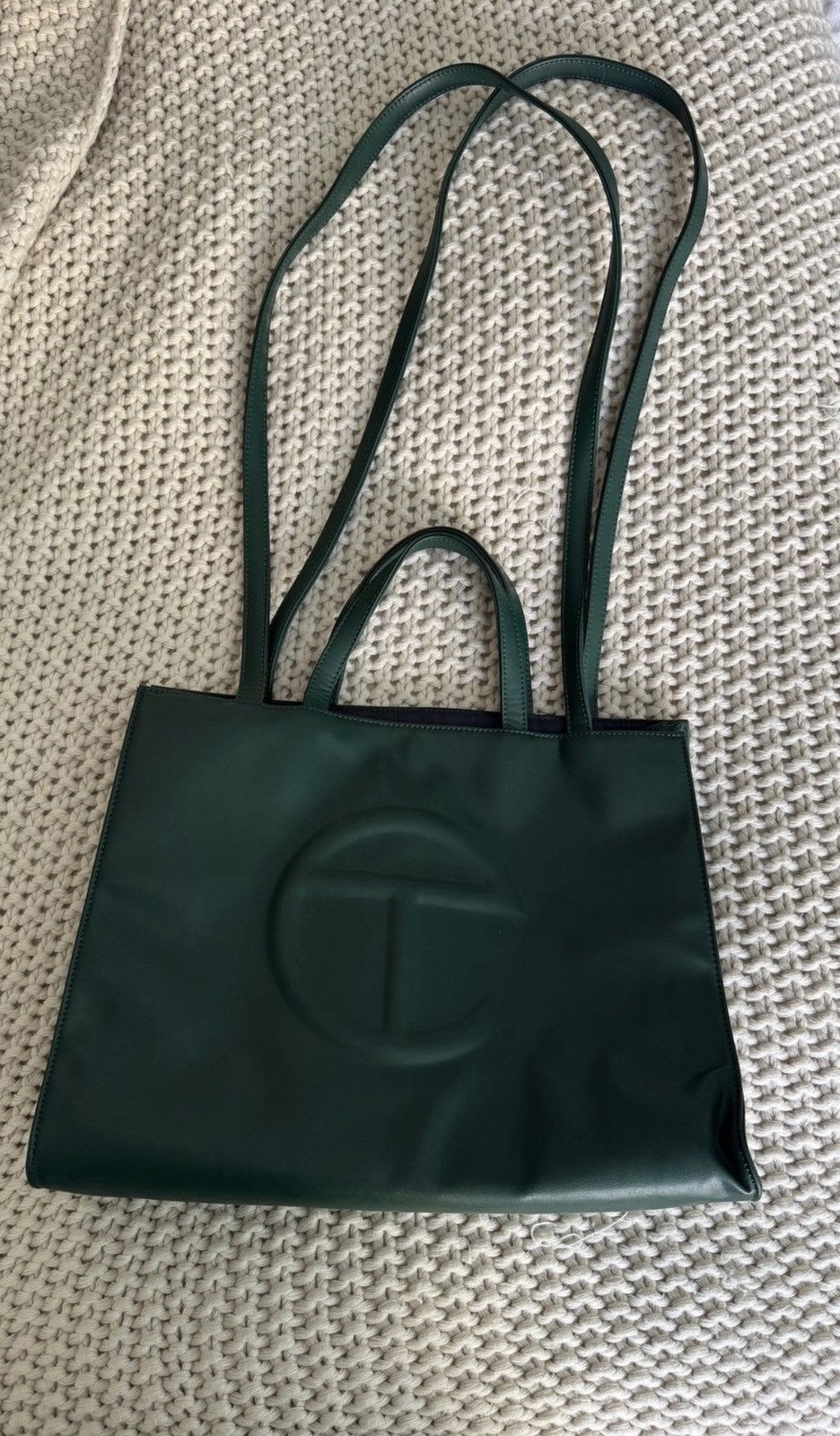 Telfar Telfar Medium Olive Shopping Bag Size ONE SIZE - 8 Thumbnail
