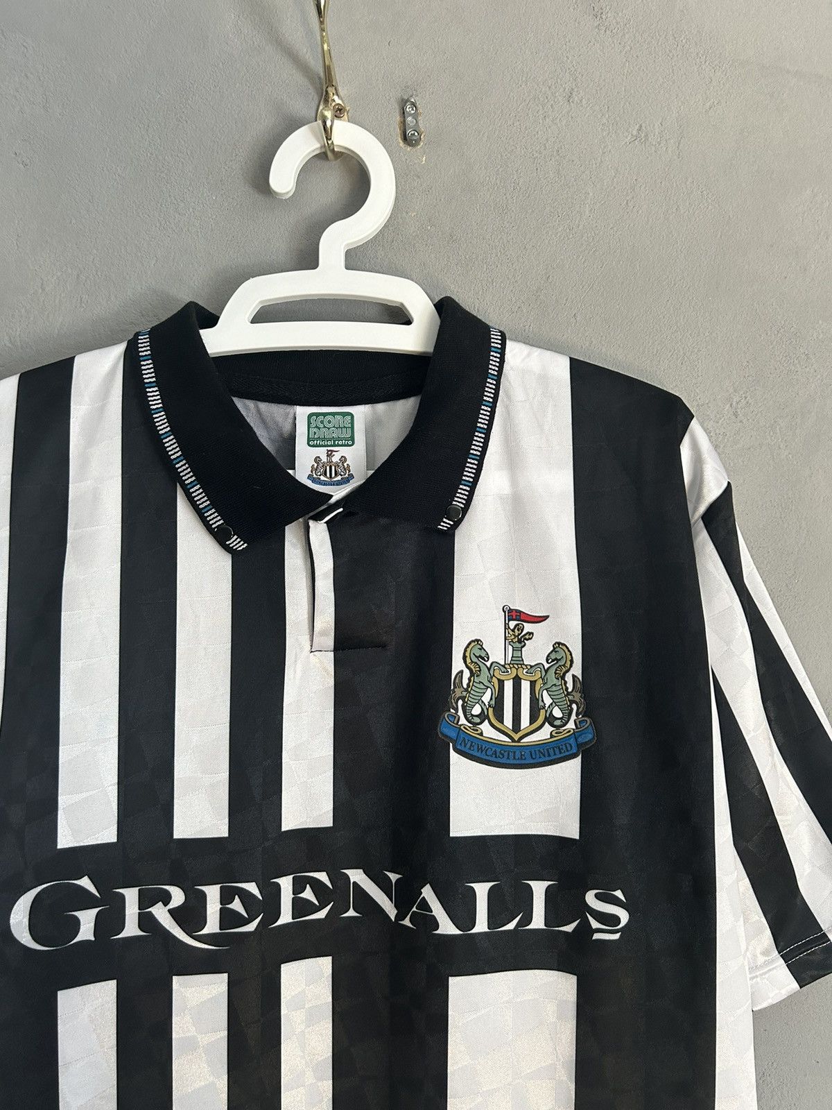 Other Newcastle United Football Shirt Score Draw 1990 Home Jersey Size US XL / EU 56 / 4 - 3 Thumbnail