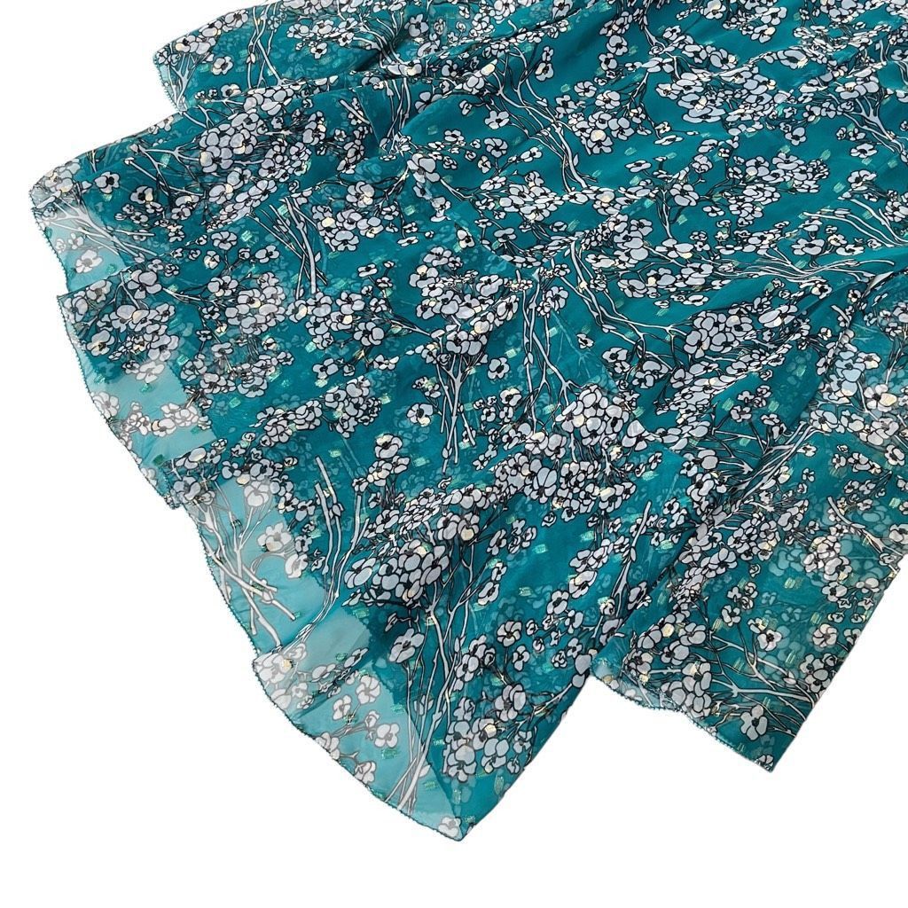 Other House of Harlow 1960 x REVOLVE Vaida Mini Dress in Teal Flor Size XXS / US 00 / IT 34 - 11 Thumbnail