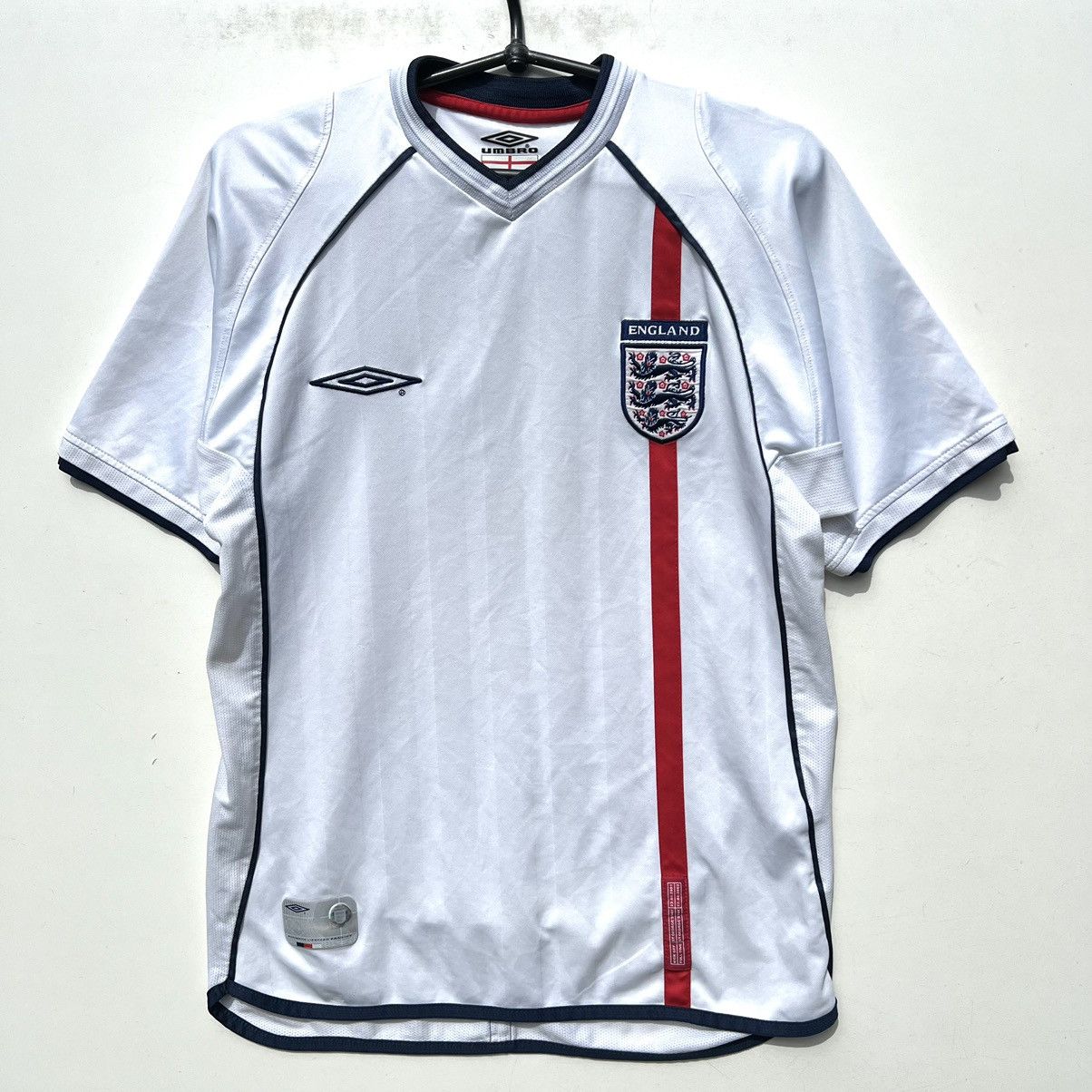Umbro × Vintage England Home football shirt 2001 - 2003 Umbro Soccer Jersey Size US S / EU 44-46 / 1 - 1 Thumbnail