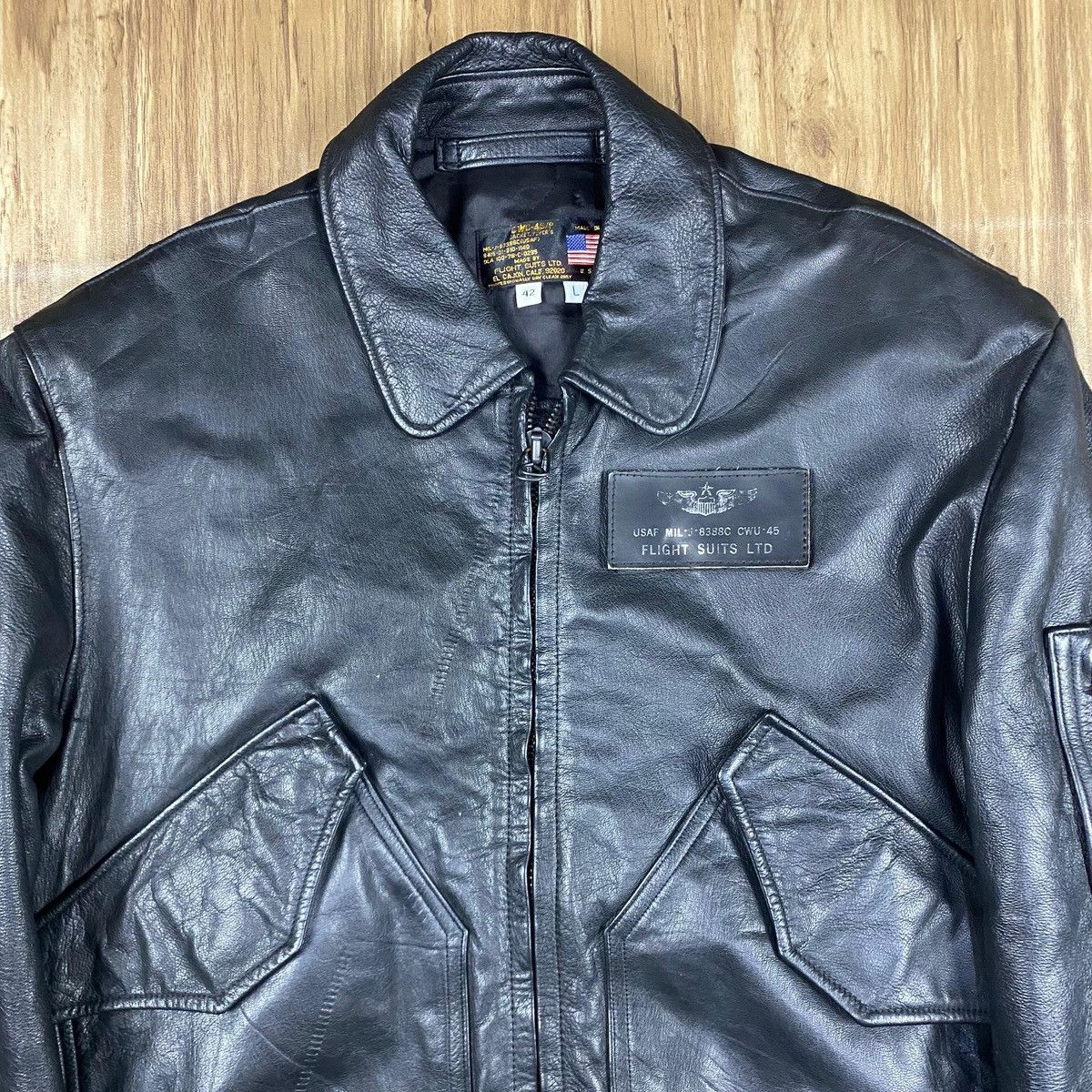 Genuine Leather USAF CWU-45/p Leather Jacket Size US XS / EU 42 / 0 - 3 Thumbnail
