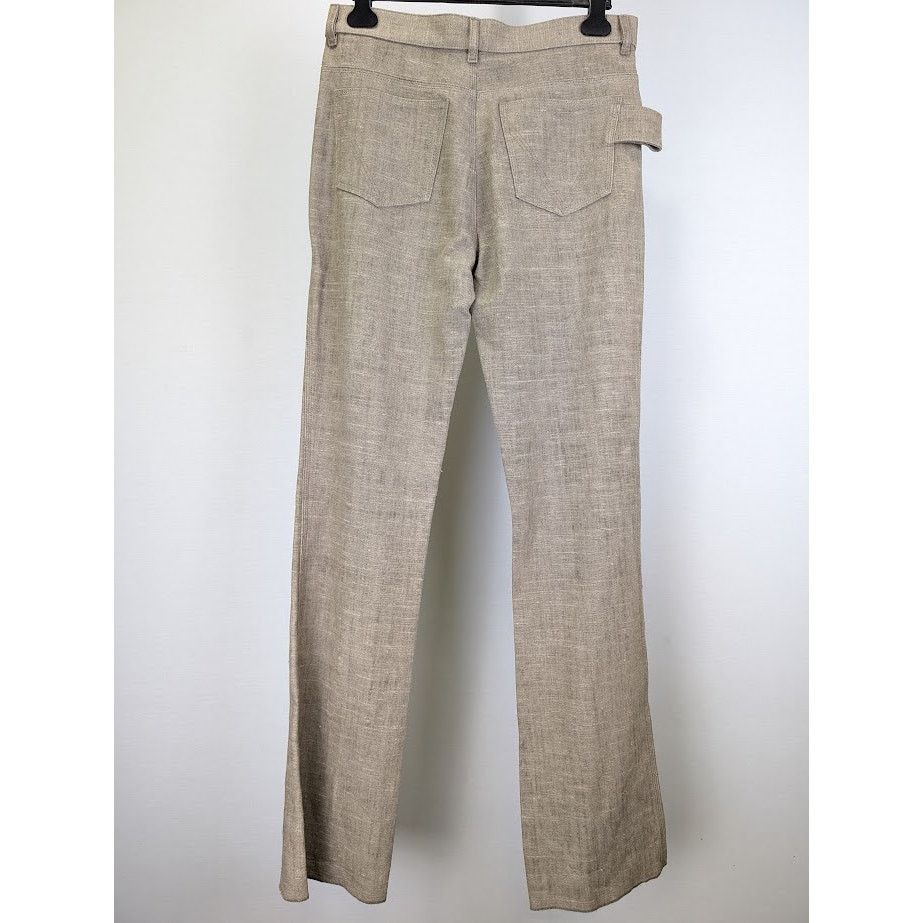 Bottega Veneta o1rshd1 Pants Light Irish Linen/Soft Jersey in Canvas/Nero Size US 30 / EU 46 - 11 Thumbnail