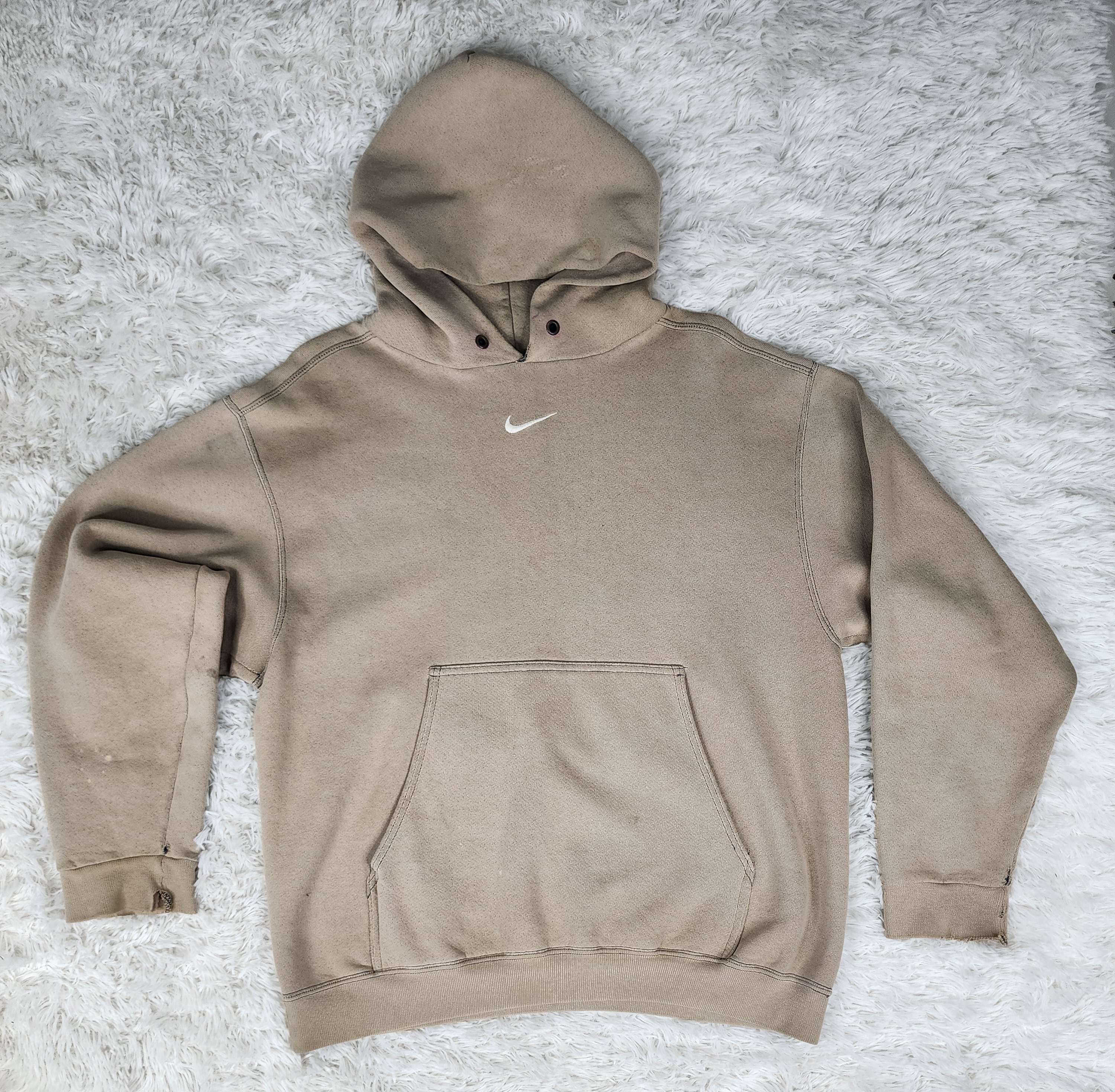 Nike Vintage Nike center swoosh hoodie sweatshirt Size US M / EU 48-50 / 2 - 1 Thumbnail