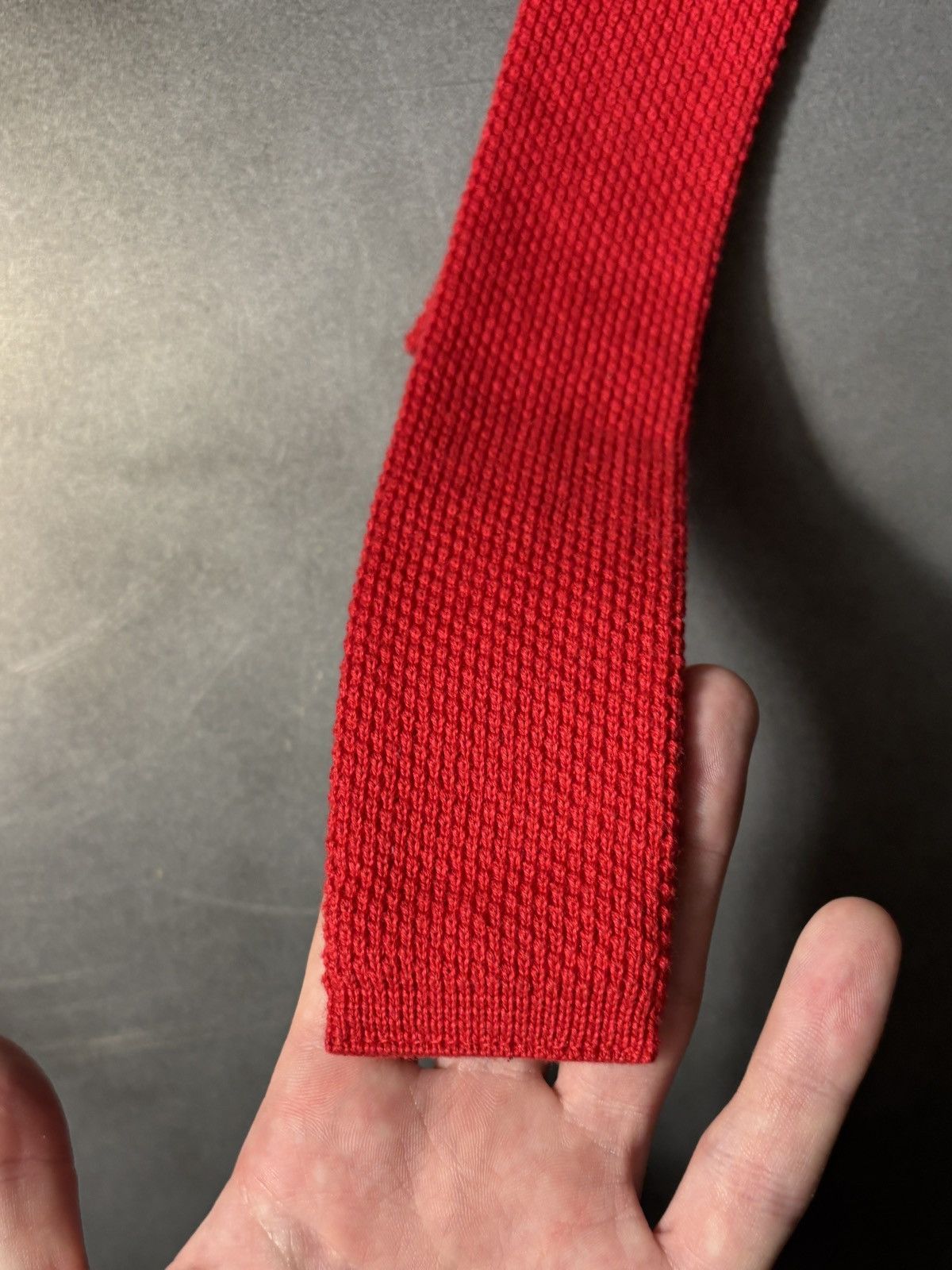 Van Heusen Vintage Knit Tie Vintage Van Heusen Necktie USA Pre-Tied Size ONE SIZE - 7 Thumbnail