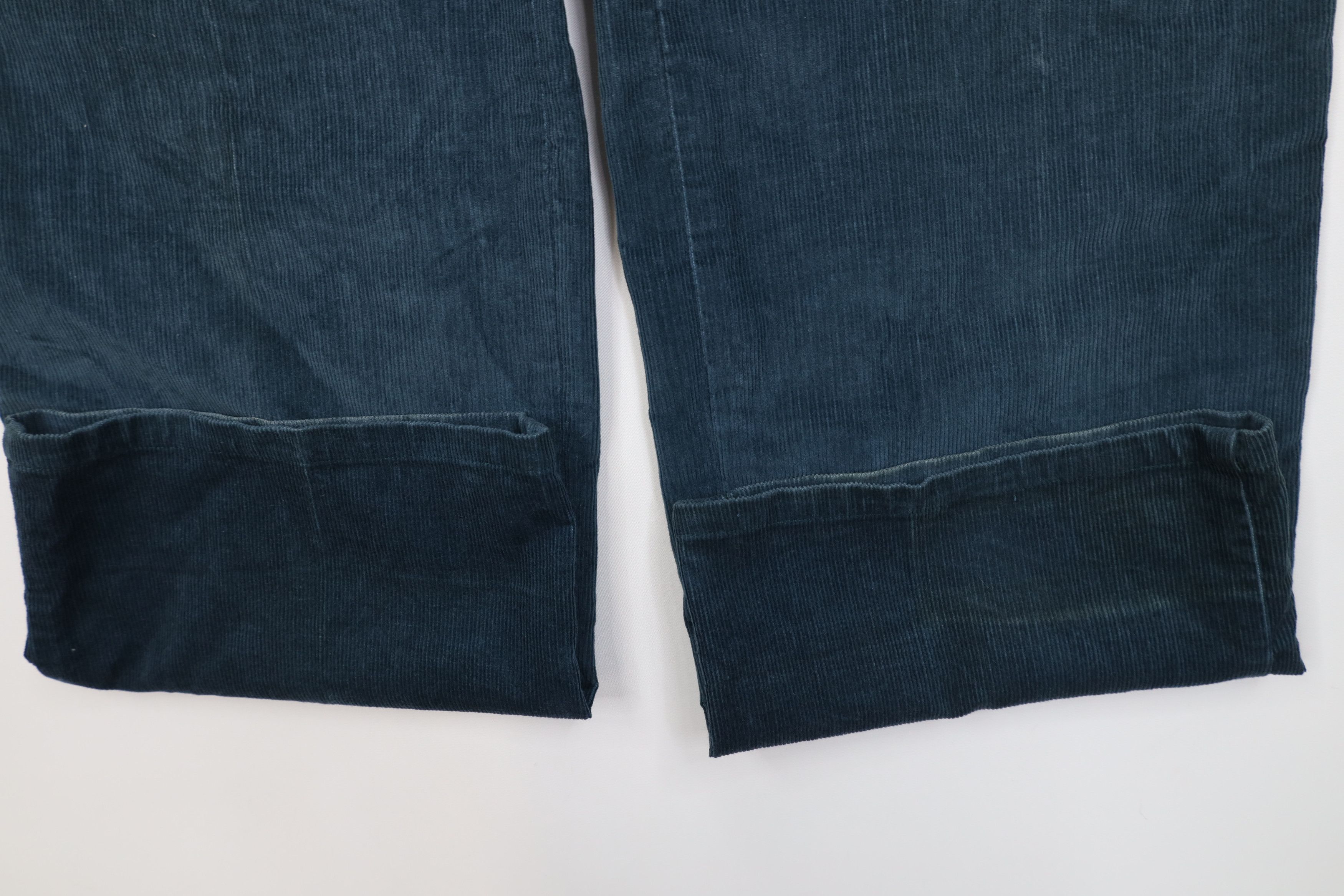 Levi's Vintage 60s 70s Levis Wide Leg Corduroy Pants Green USA Size US 32 / EU 48 - 6 Thumbnail