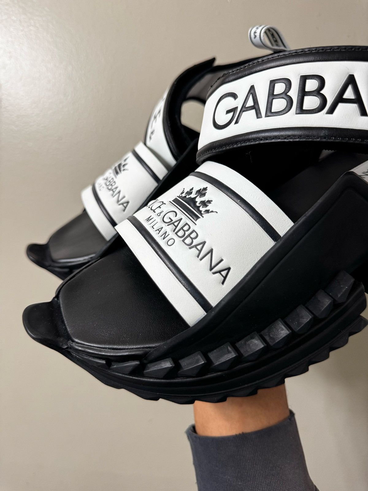 Dolce & Gabbana Super King Shark Slides Size US 11 / EU 44 - 10 Thumbnail