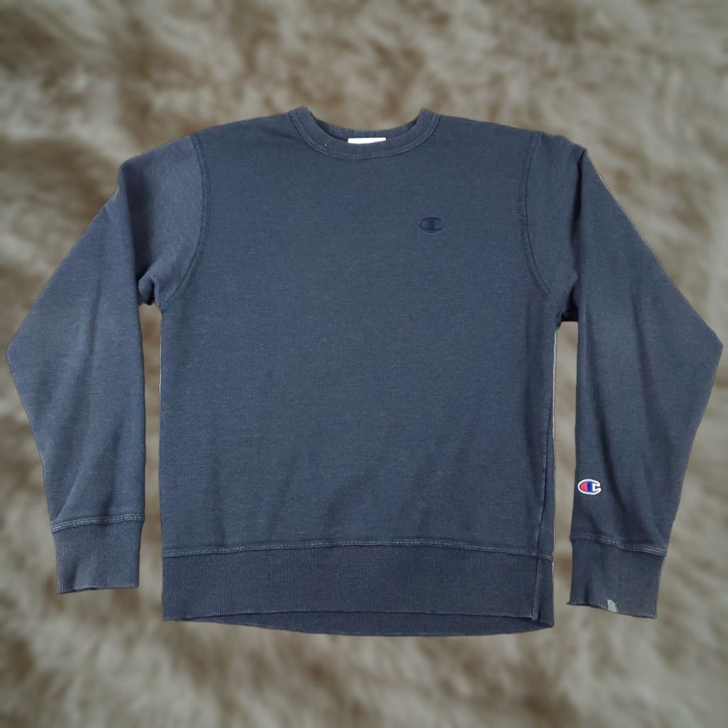 Champion Mens Champion Sweater Small Blue Casual Pullover Sweatshirt Size US S / EU 44-46 / 1 - 1 Thumbnail