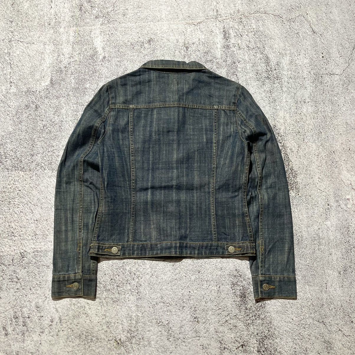 Yohji Yamamoto 🇯🇵 Vintage Ined Japan by Yohji Yamamoto Cropped Denim Jacket Size US XS / EU 42 / 0 - 8 Thumbnail
