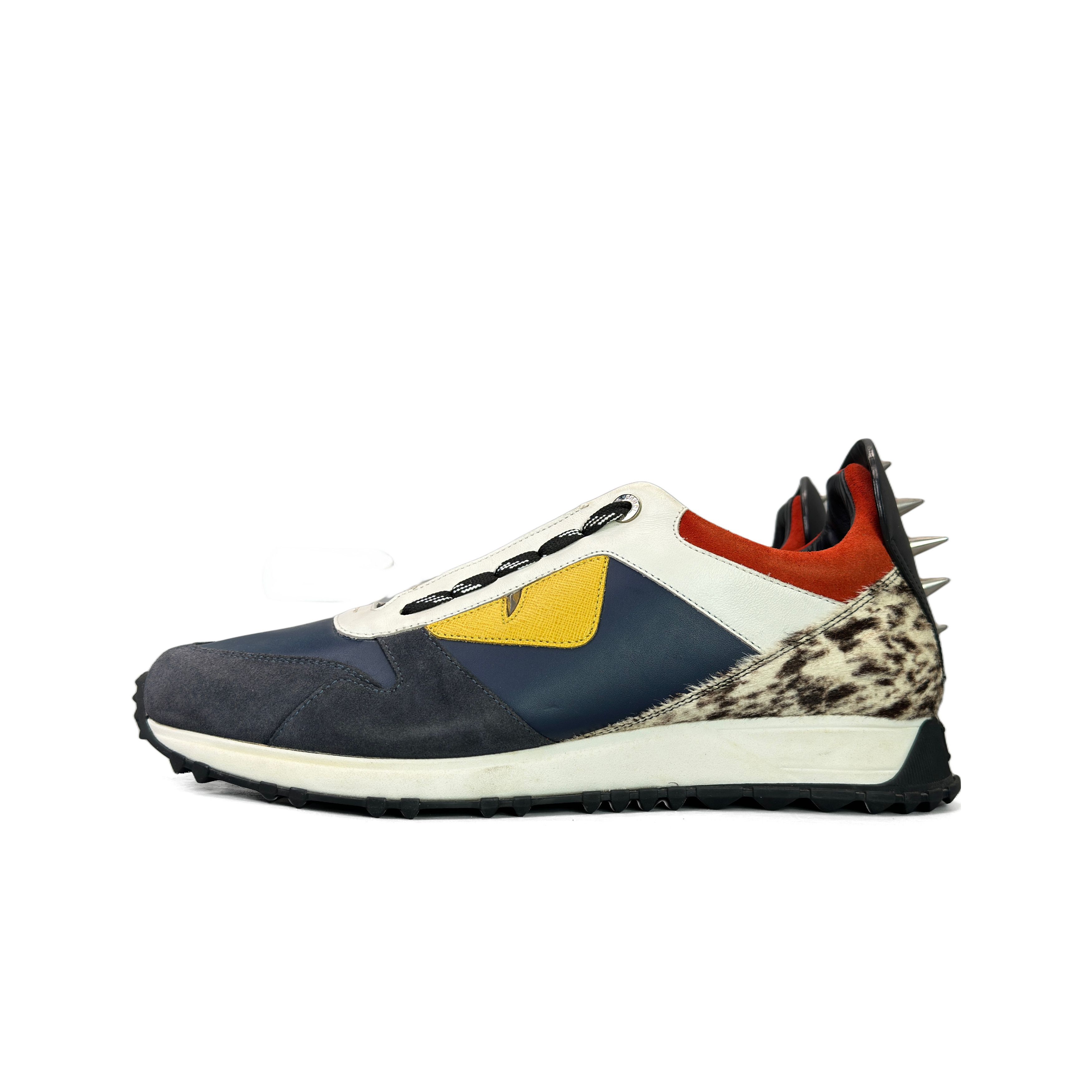 Fendi Fendi Spike Heel Multi-Color Sneakers Size 9 Size US 9 / EU 42 - 1 Thumbnail