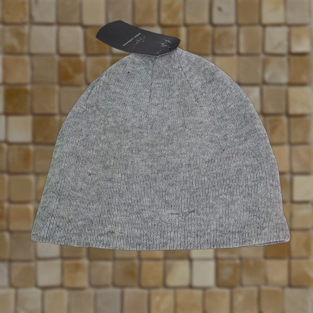 Logo 7 VINTAGE Greg Norman Golf Shark Logo Knit Beanie Adult One Size Toboggan Hat Cap Gray Size ONE SIZE - 1 Thumbnail