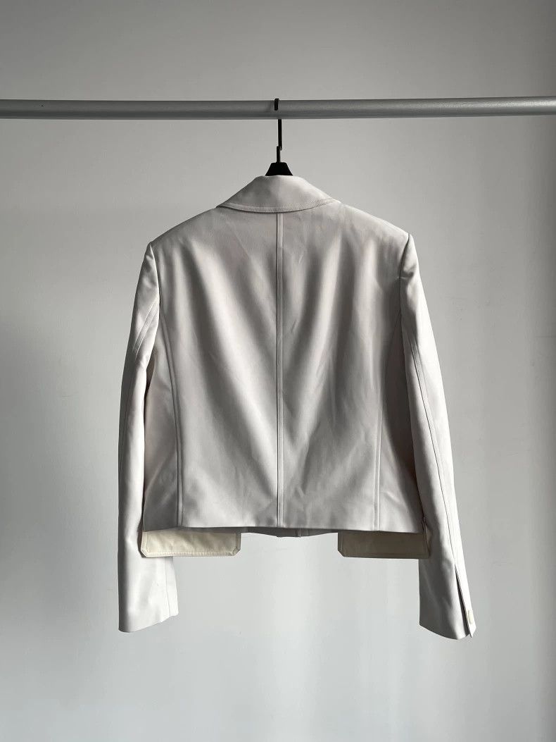 Helmut Lang HELMUT LANG size6 White collar jacket Size S / US 4 / IT 40 - 8 Thumbnail