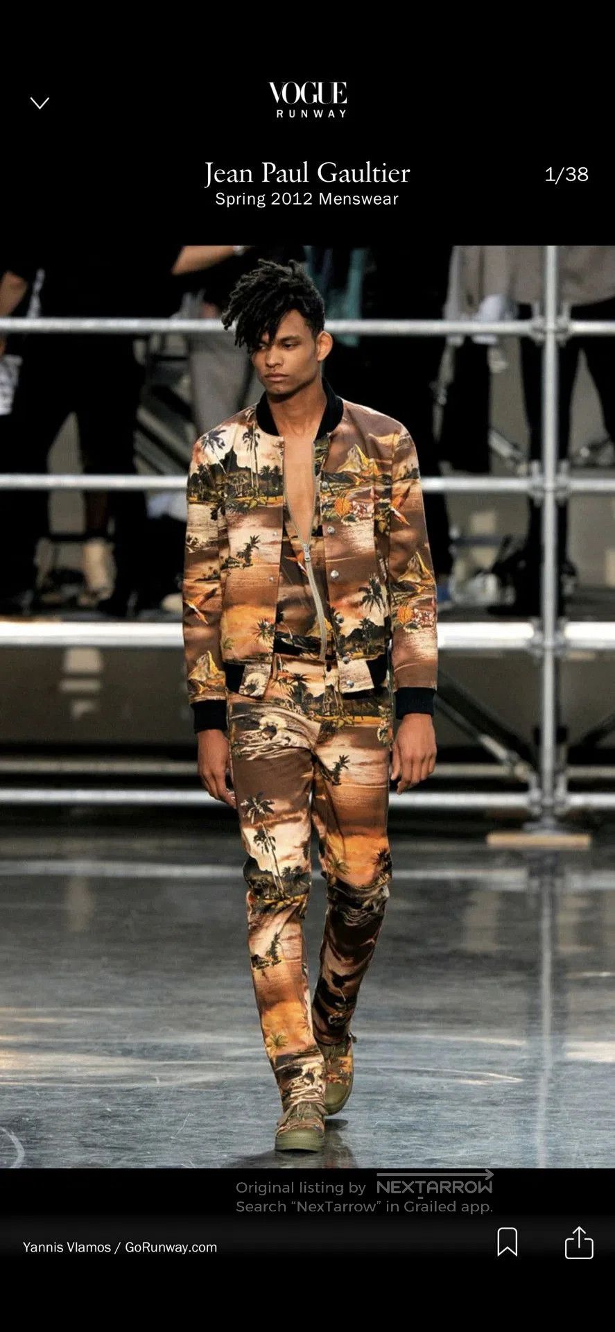 Jean Paul Gaultier Jean Paul Gaultier 12ss Beach Print Jeans. Size US 30 / EU 46 - 9 Thumbnail
