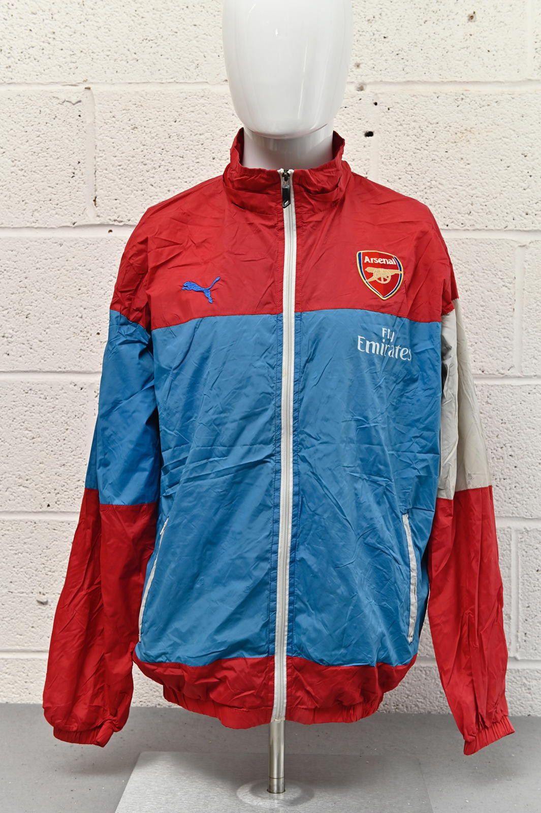 Puma PUMA Arsenal FC Training Jacket Retro Style Mens Size XXL Size US XXL / EU 58 / 5 - 1 Thumbnail