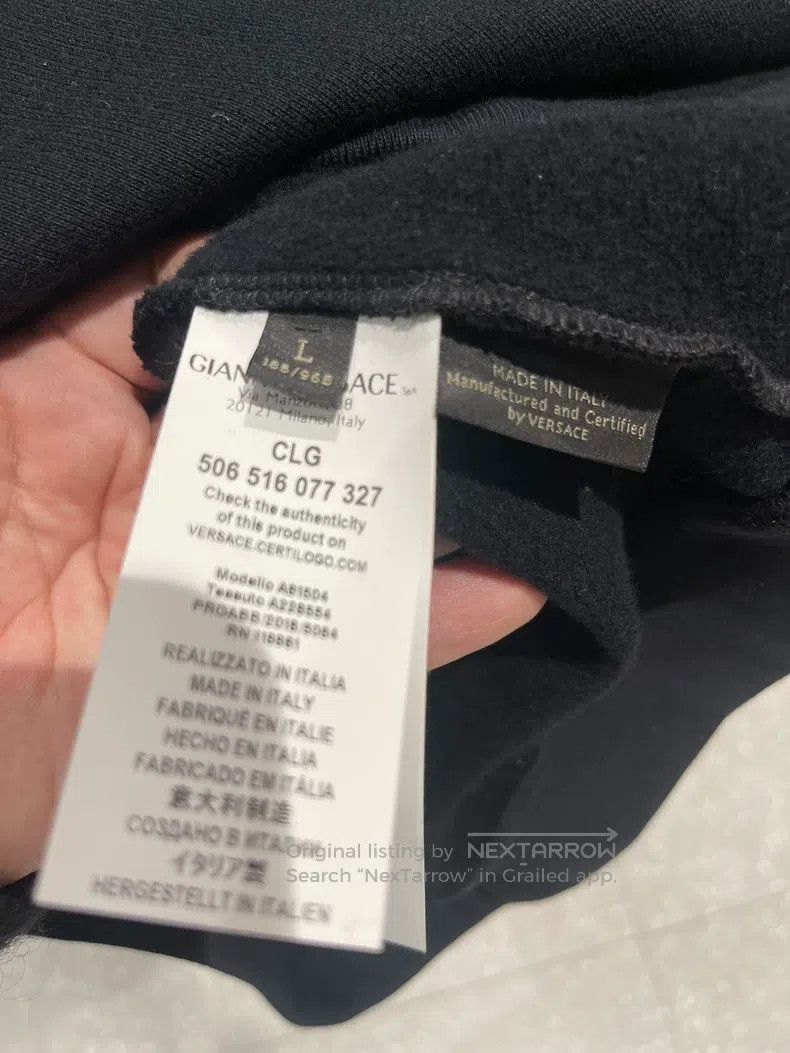 Versace Versace Heavy industry embroidered fleece sweatshirt Size US L / EU 52-54 / 3 - 4 Thumbnail