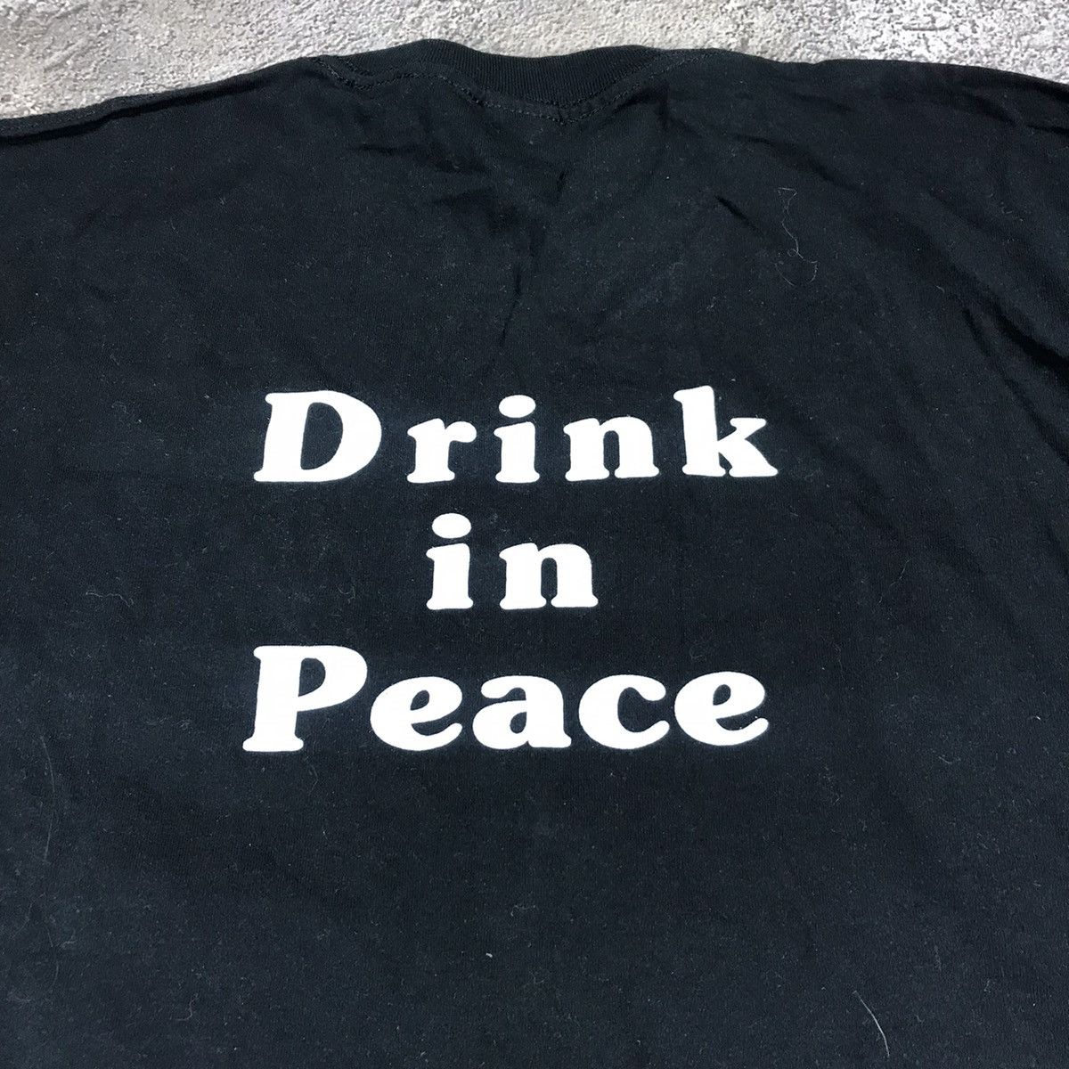 Vintage Vintage Y2K Black Death Vodka Graphic Tee Punk Skull Baggy L Size US L / EU 52-54 / 3 - 5 Thumbnail