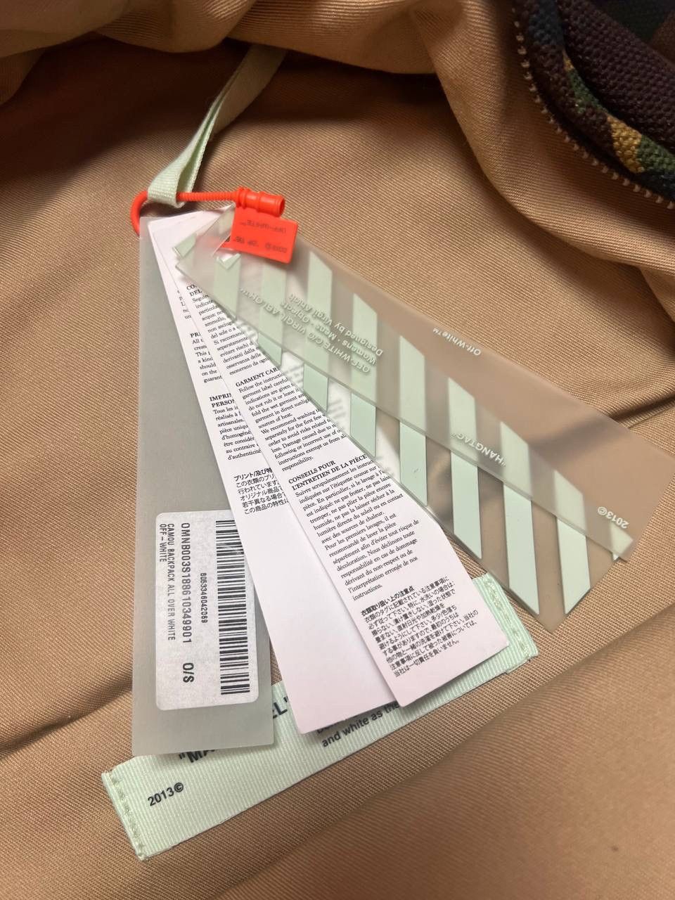 Off-White NWT🏷️ Off-White Multicolour Camouflage Backpack Size ONE SIZE - 11 Thumbnail