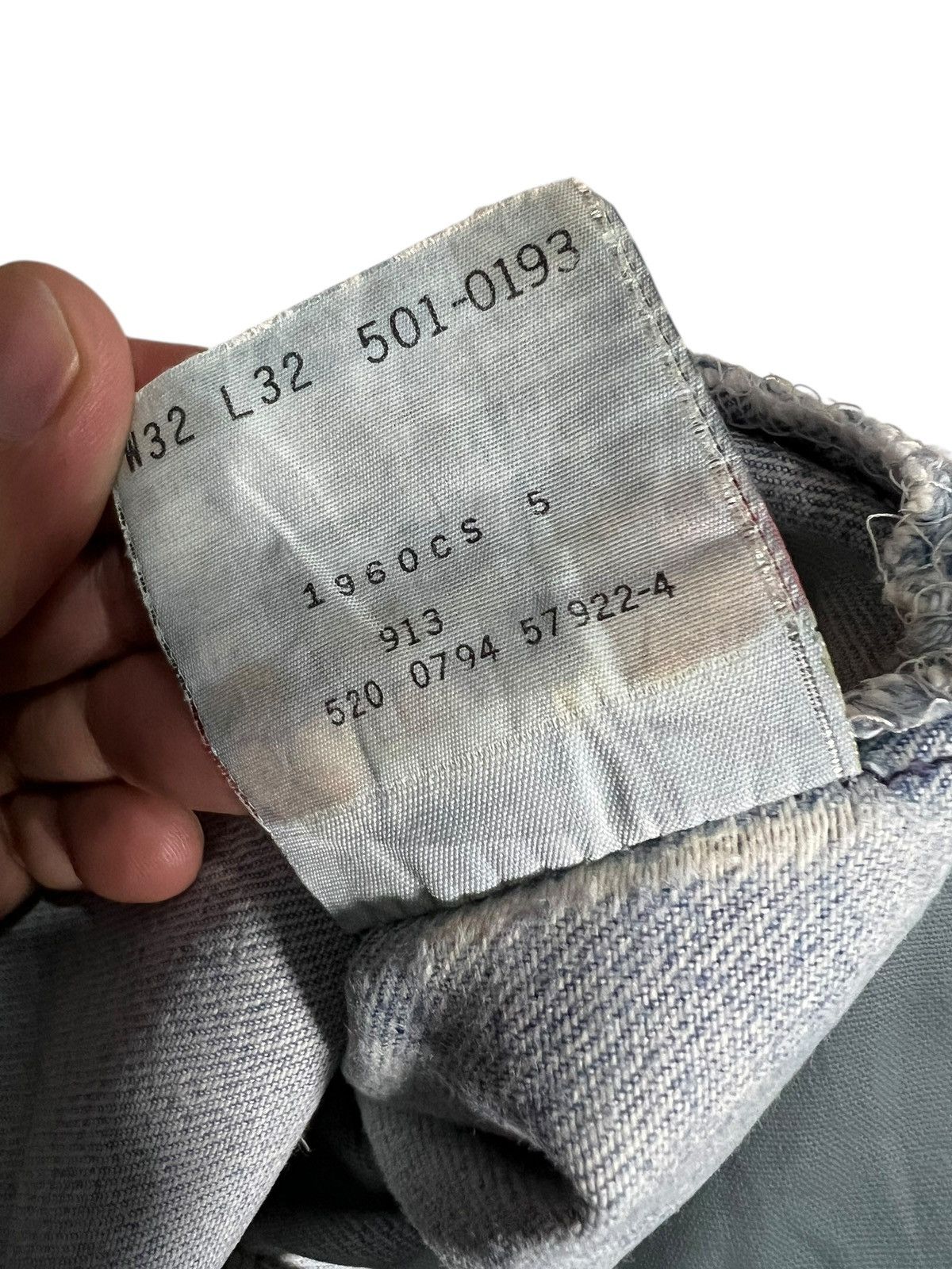 Levi's Vintage Levis 501 Patchwork Faded Jean Size US 30 / EU 46 - 24 Thumbnail