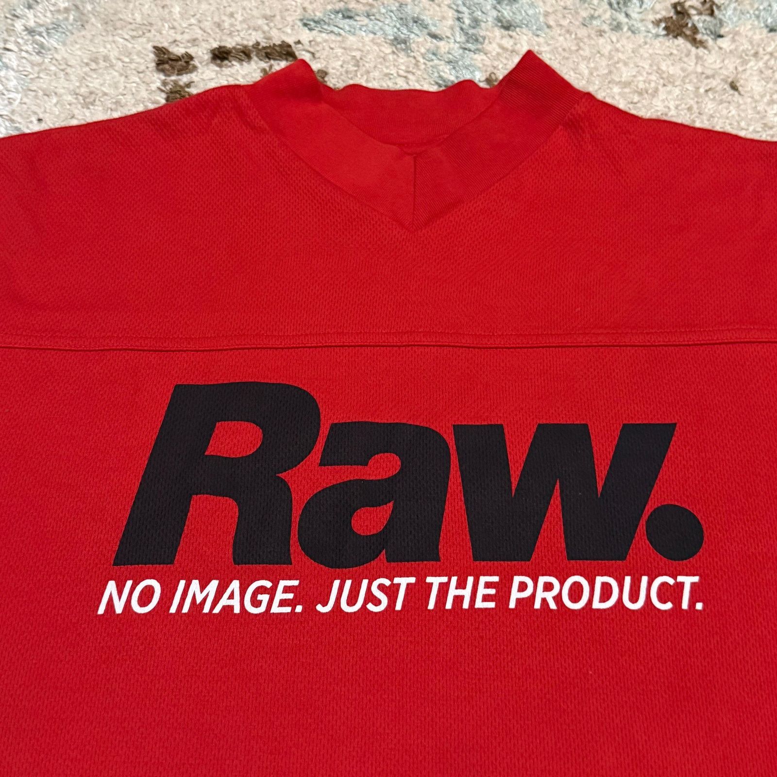 G-Star G Star Raw Women's 5XL RAW Tight Mock V-Neck OVERSIZED Shirt Size XL / US 12-14 / IT 48-50 - 4 Thumbnail