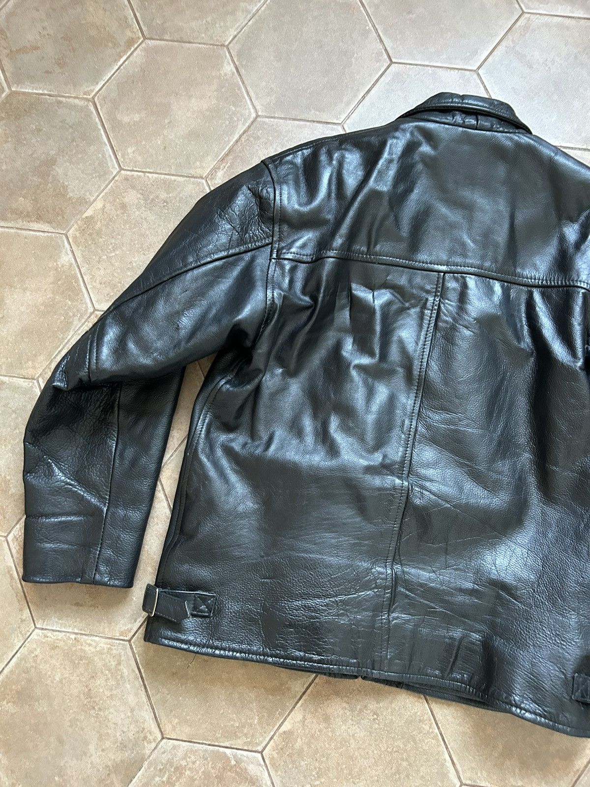 Japanese Brand Vintage Real Leather Biker Jacket Schott avirex Size US L / EU 52-54 / 3 - 7 Thumbnail