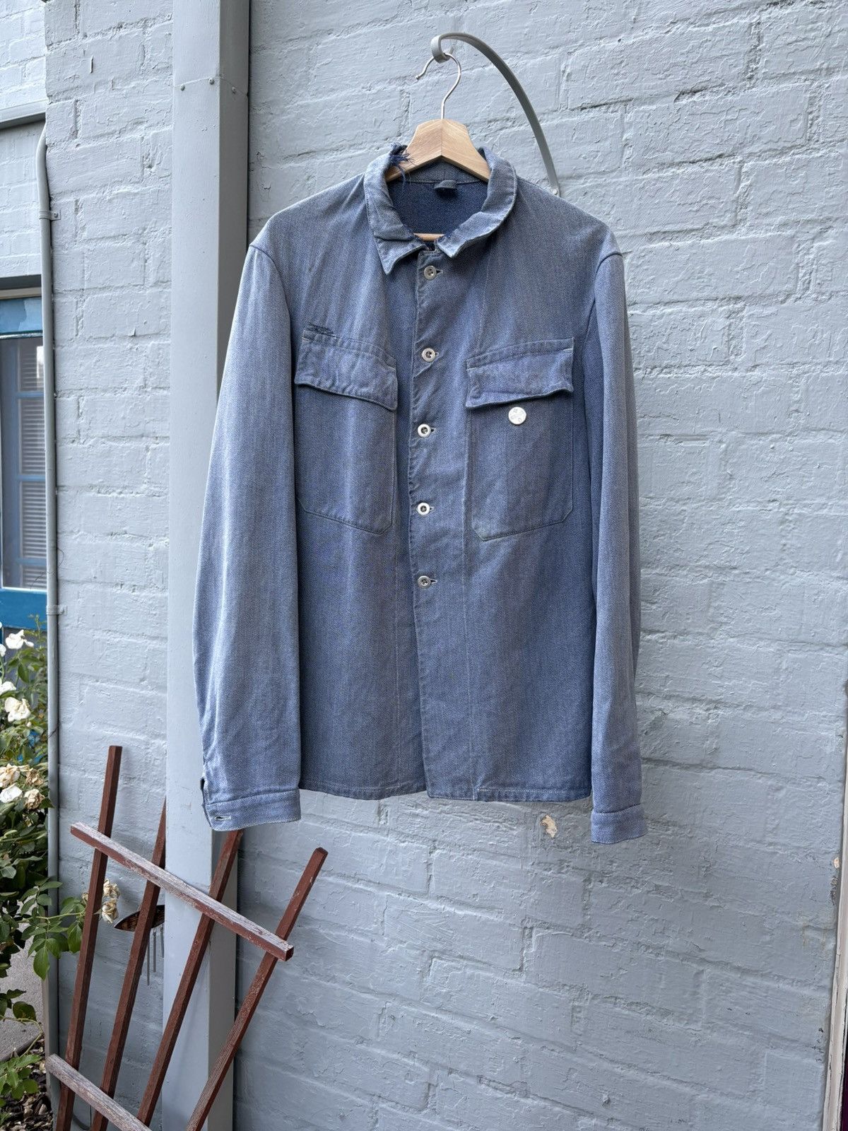 Other 1940s-50s swiss prisoner coat Size US L / EU 52-54 / 3 - 1 Thumbnail