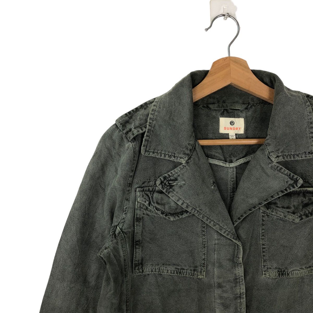 Japanese Brand VINTAGE HIKORY CHORE JACKET SUNDRY JAPAN ISSEY MIYAKE Size US M / EU 48-50 / 2 - 6 Thumbnail