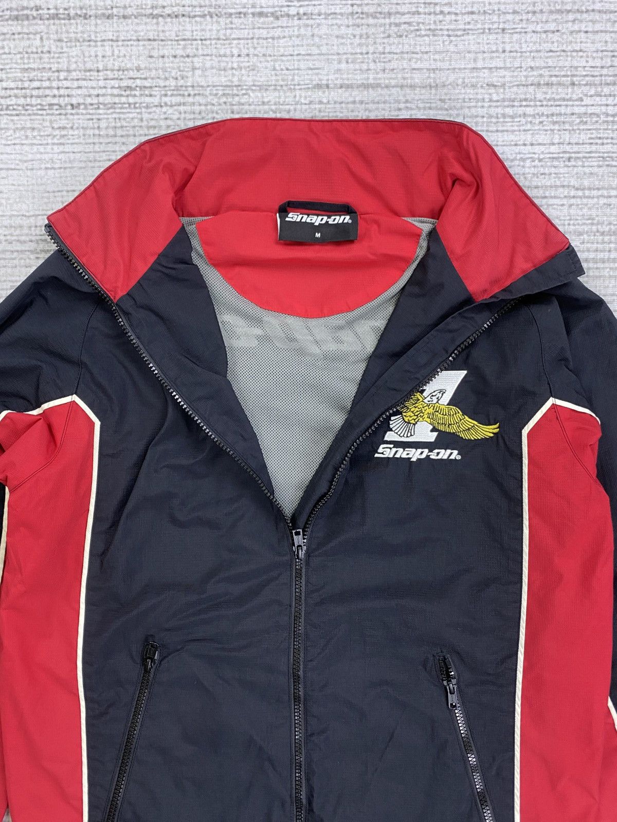 Vintage Vintage Snap On Racing Embroidery Zipper Jacket Size US M / EU 48-50 / 2 - 6 Thumbnail