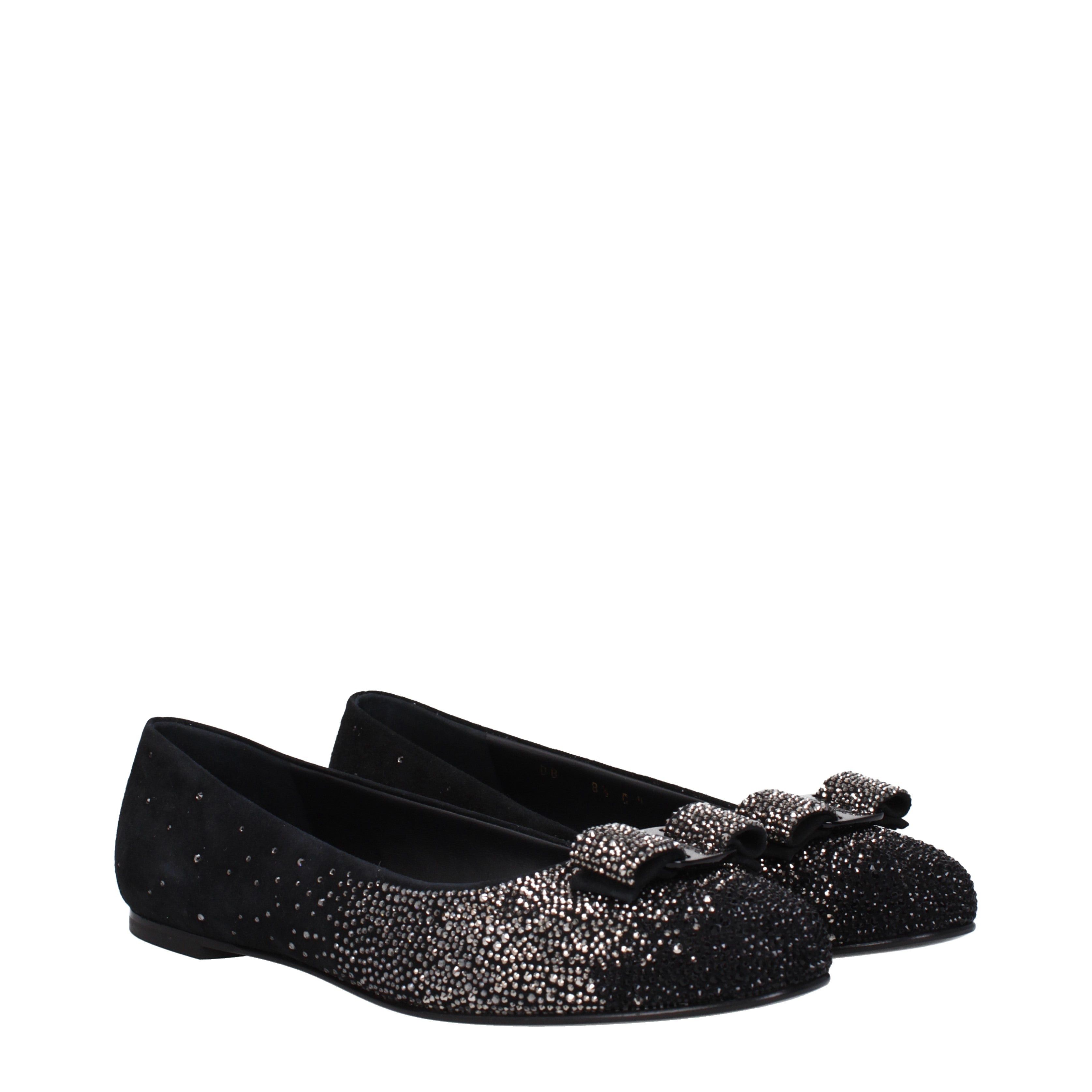 Salvatore Ferragamo Ballet Flats in Suede Size US 8.5 / IT 38.5 - 1 Thumbnail