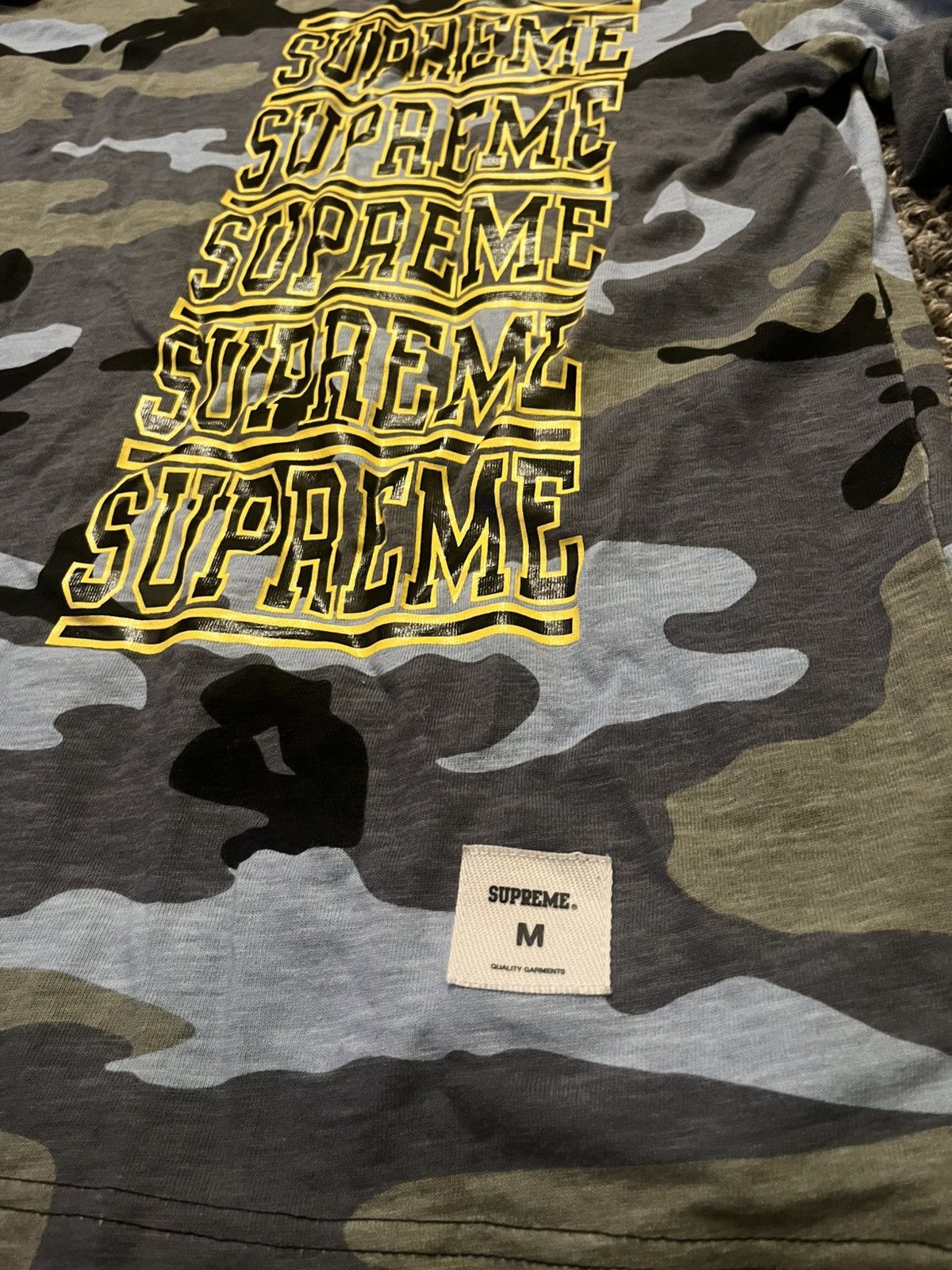 Supreme Supreme Blue Camo Sweater Size US M / EU 48-50 / 2 - 2 Thumbnail