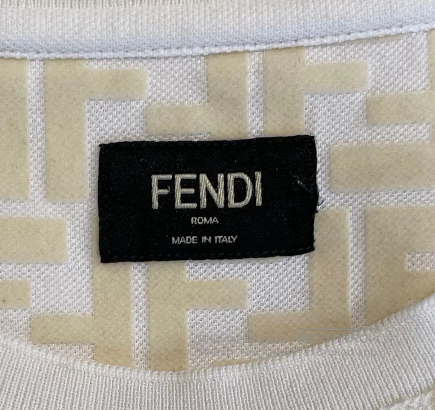 Fendi FENDI Solid Logo Print Short Sleeve T. Size US M / EU 48-50 / 2 - 5 Thumbnail