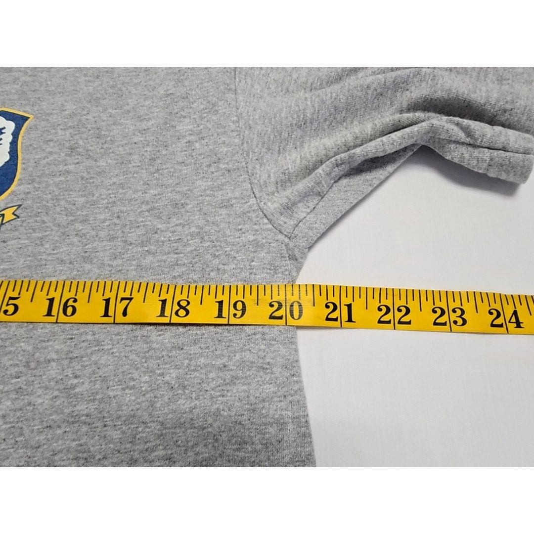 Gildan Vintage Blue Angels USMC M Gray Bulldog Military T-Shirt Y2K Size US M / EU 48-50 / 2 - 7 Thumbnail