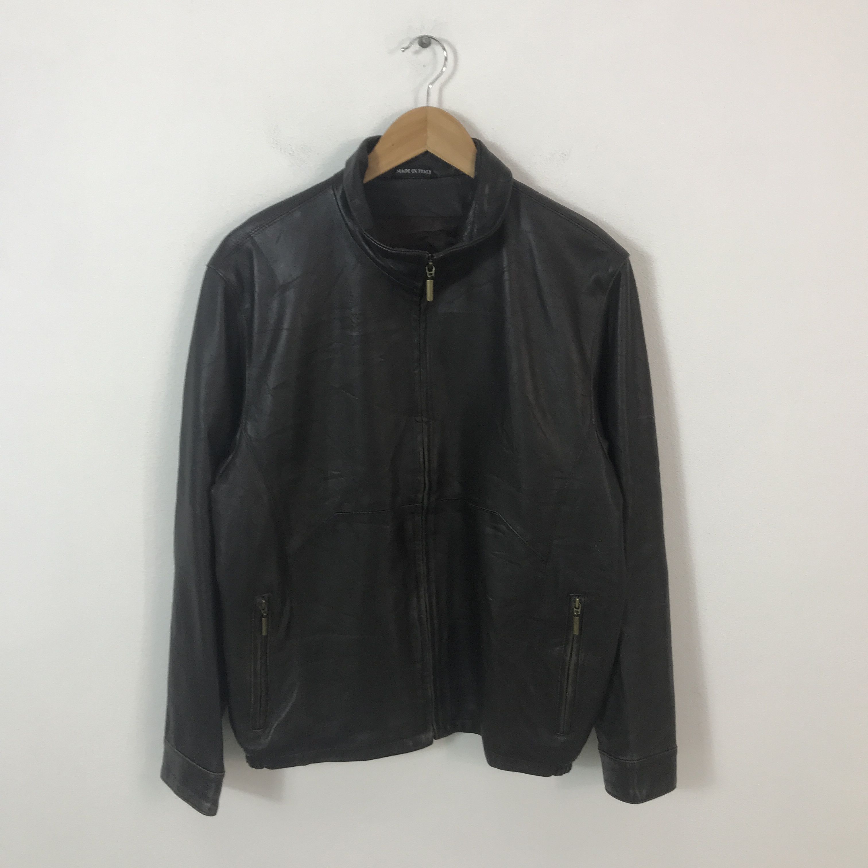 Japanese Brand vtg pierotucci Leather jacket Size US L / EU 52-54 / 3 - 1 Thumbnail