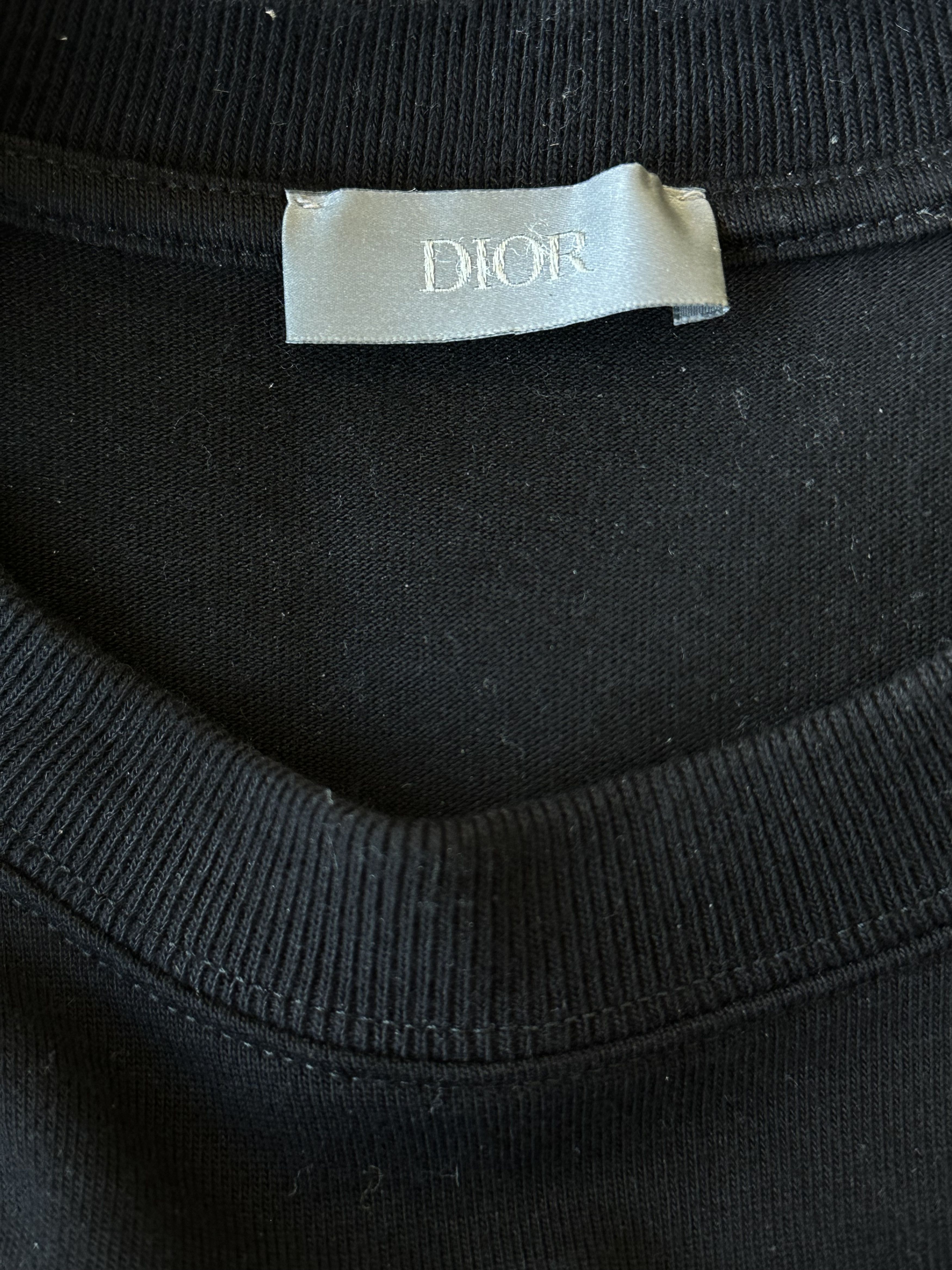 Dior Dior Shawn Stussy Black Embroidered Bee T-Shirt Size US L / EU 52-54 / 3 - 3 Thumbnail