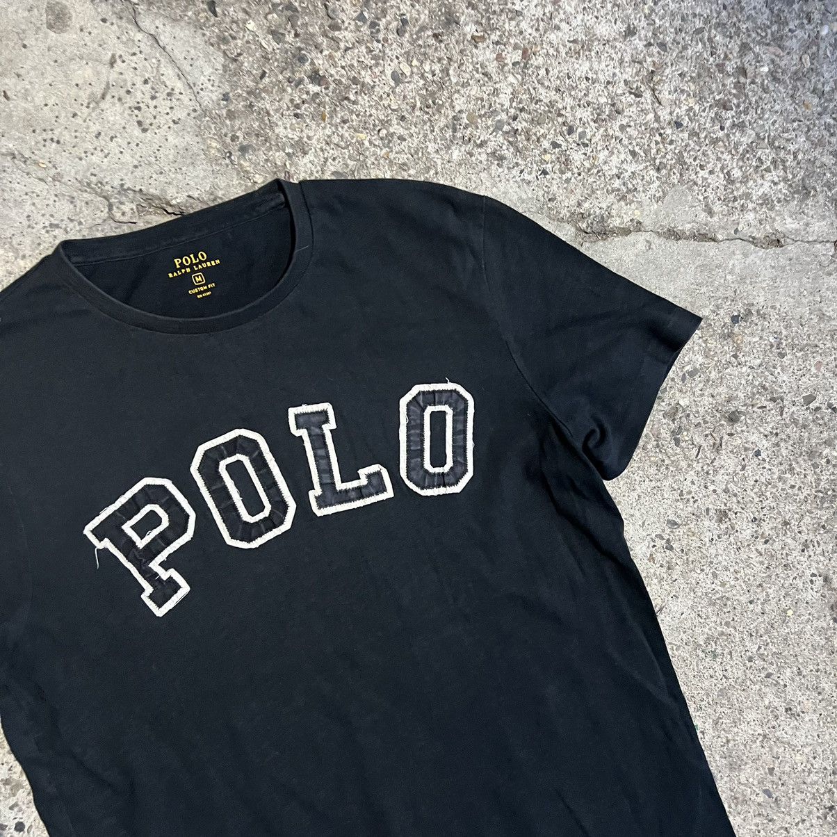 Ralph Lauren × Vintage Vintage 90s Polo Sport Ralph Lauren Block Letter T-Shirt Size US M / EU 48-50 / 2 - 3 Thumbnail