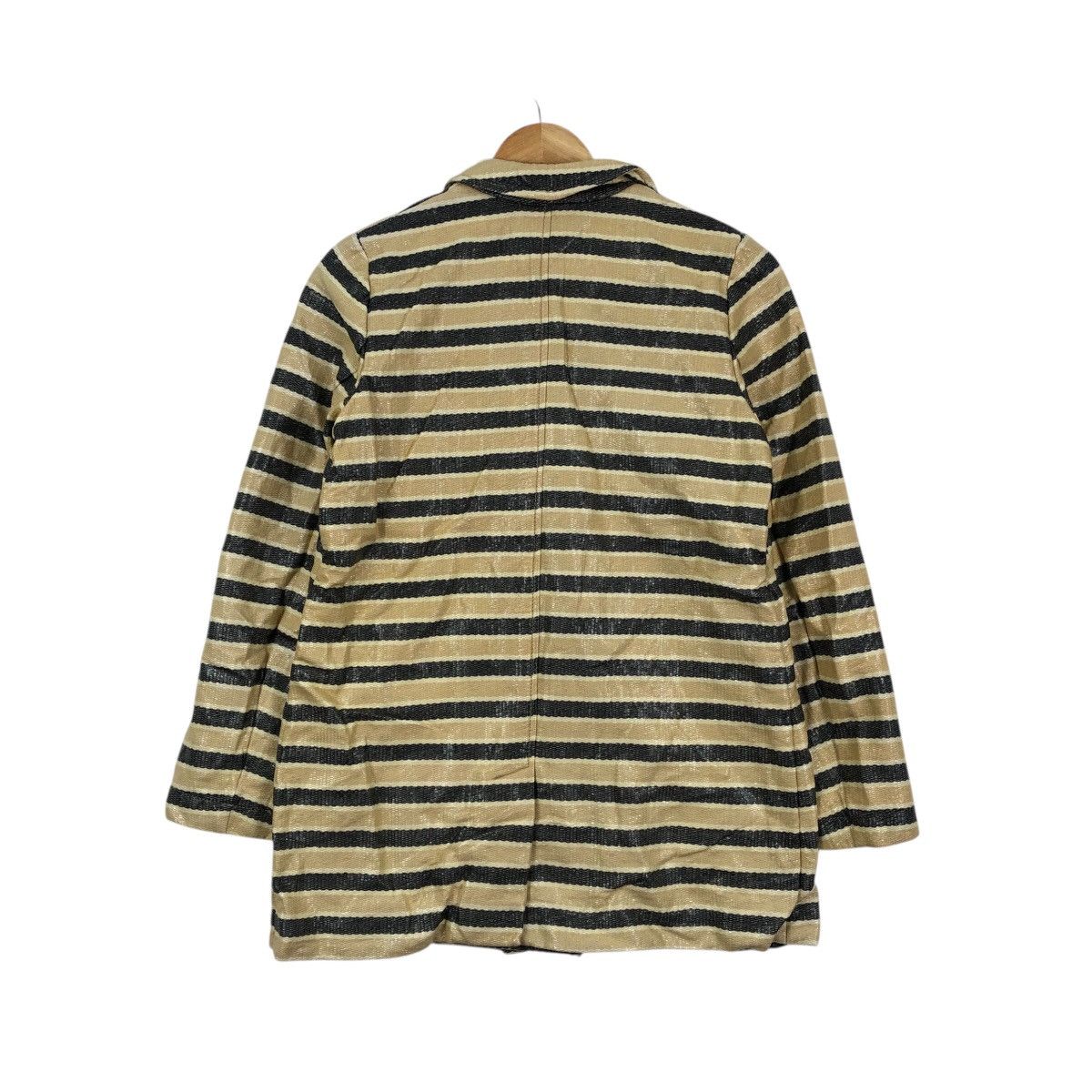 Max Mara MAX MARA MAX & Co Made In Italy Snakeskin Stripe Coat Jacket Size S / US 4 / IT 40 - 4 Thumbnail