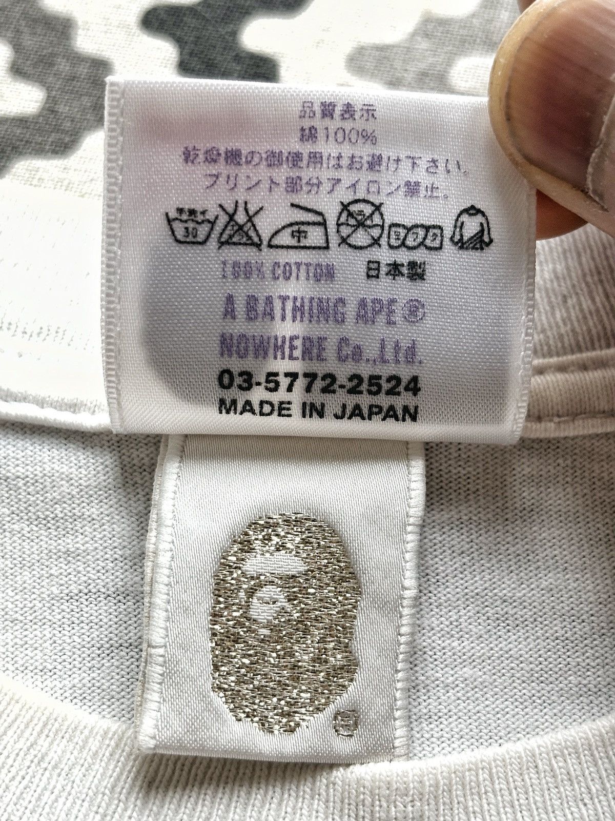 Bape White Label College Tee (2006) Size US M / EU 48-50 / 2 - 10 Thumbnail