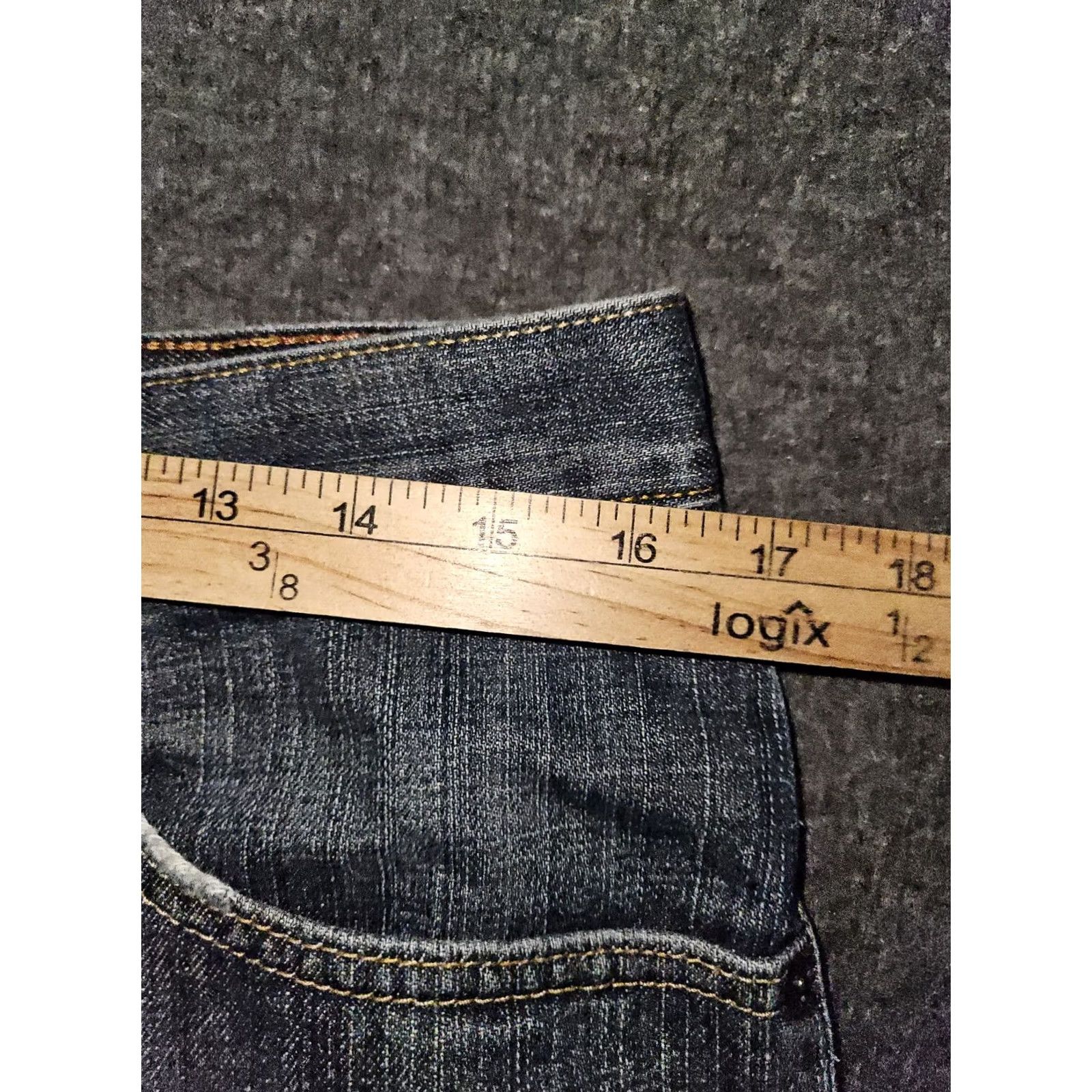 Levi's Levi's 559 Jeans Relaxed Straight Mid Blue 33x30 Mens Regular Denim USA 90s City Logo Preppy Size US 33 - 4 Thumbnail