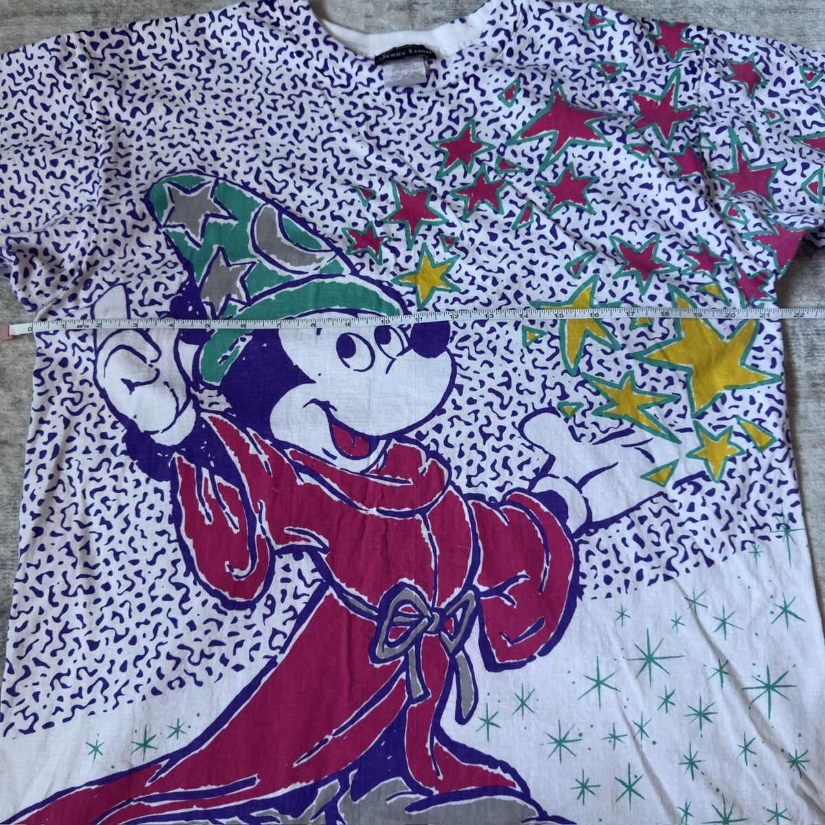 Vintage Vintage Disney Mickey Fantasia All Over Print Tshirt Large Size US L / EU 52-54 / 3 - 4 Thumbnail
