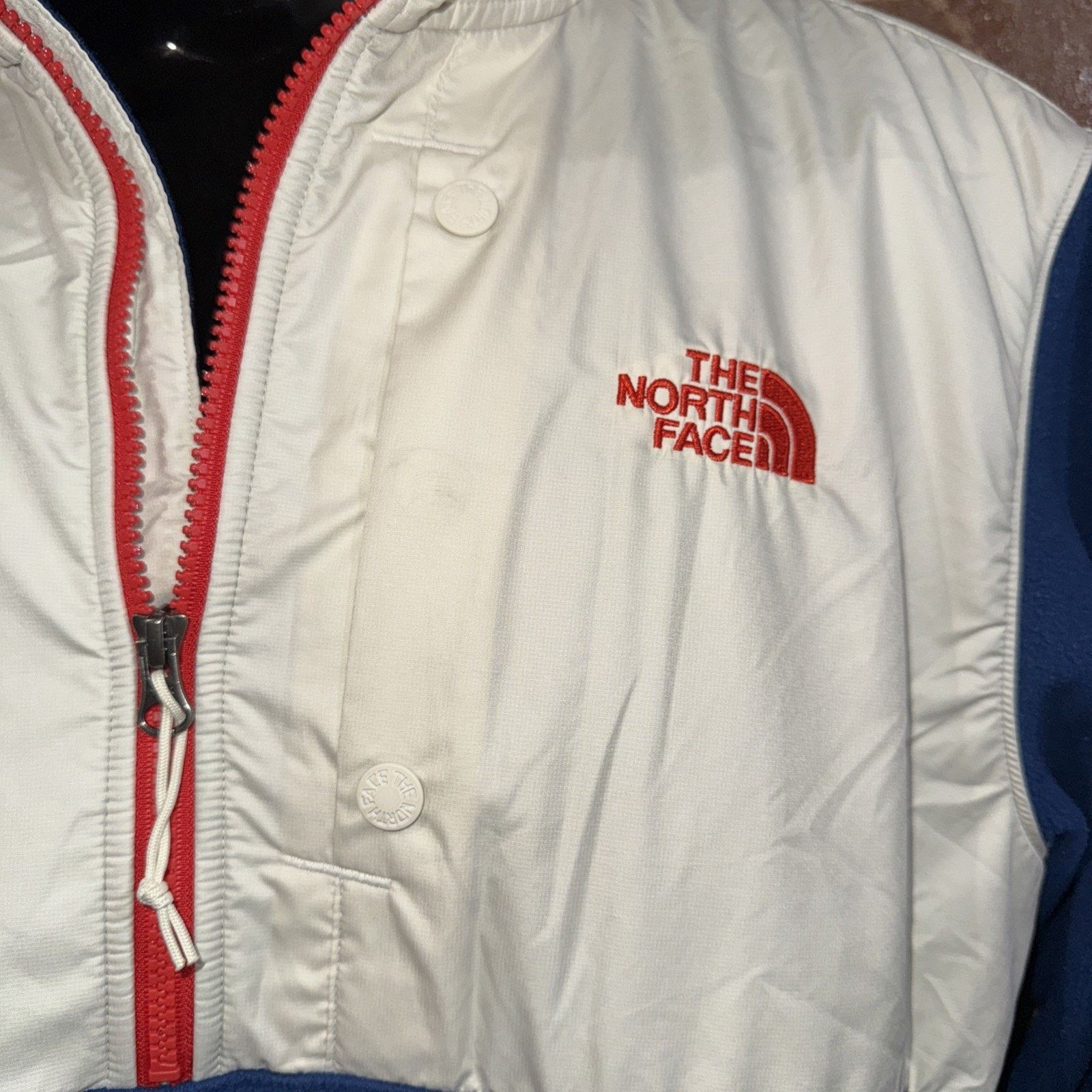The North Face North Face Blue 1/2 Zip Pullover Fleece Sz L Preppy Gorpcore Size US L / EU 52-54 / 3 - 3 Thumbnail