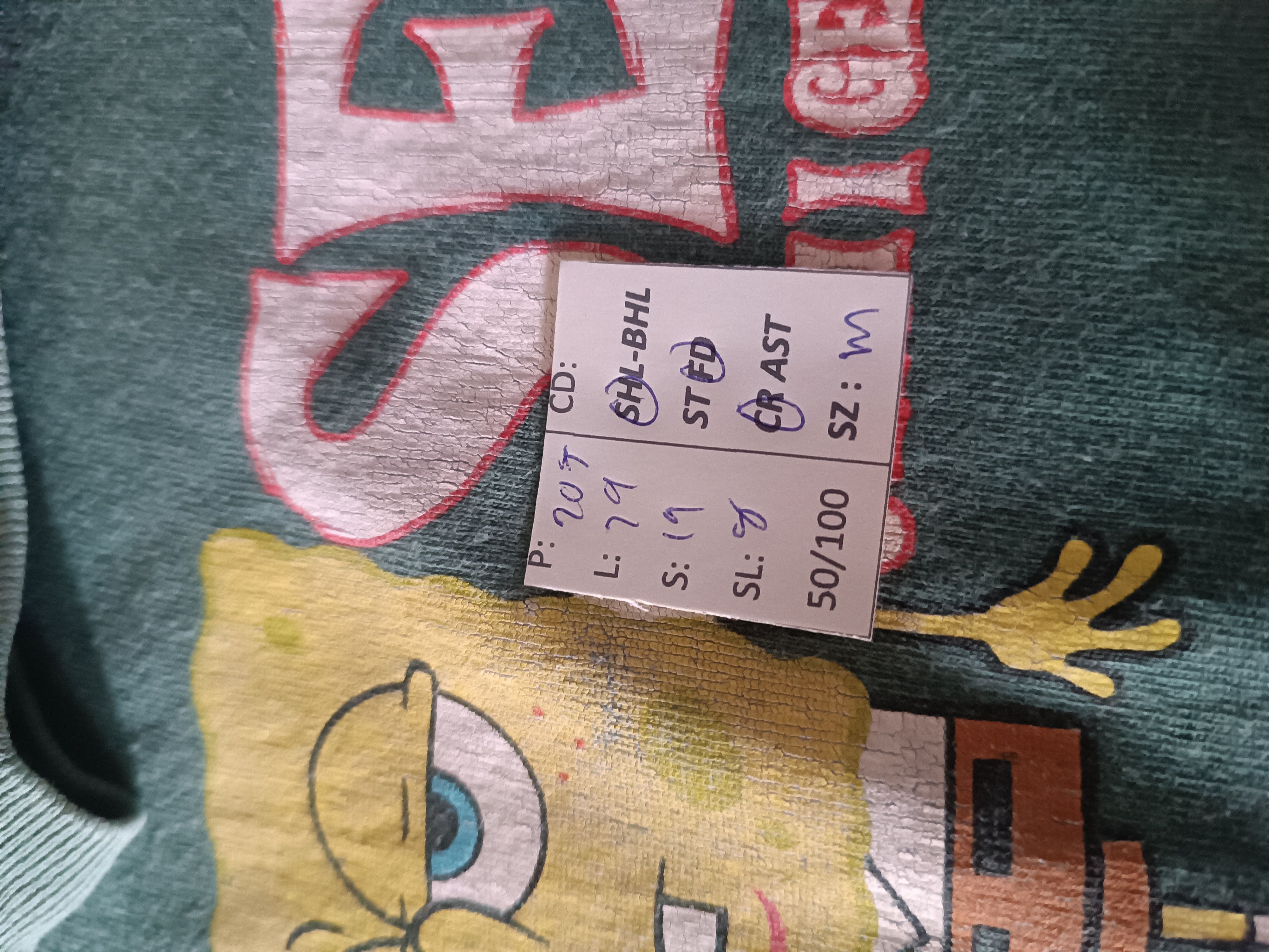 Cartoon Network ‘90s SpongeBob tee Size US M / EU 48-50 / 2 - 17 Thumbnail