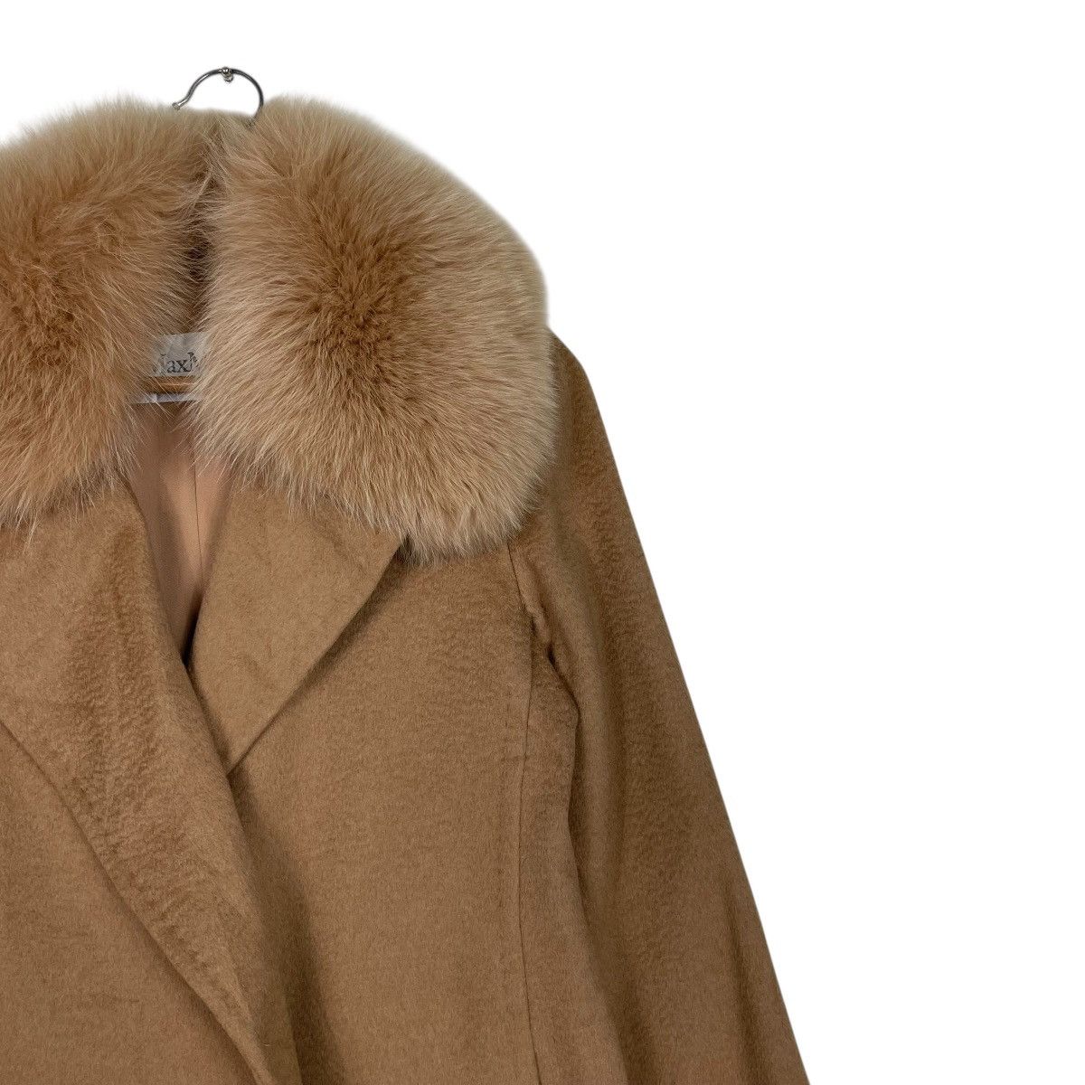 Max Mara Max Mara Brown Coat With Large Fur Collar Size XS / US 0-2 / IT 36-38 - 6 Thumbnail