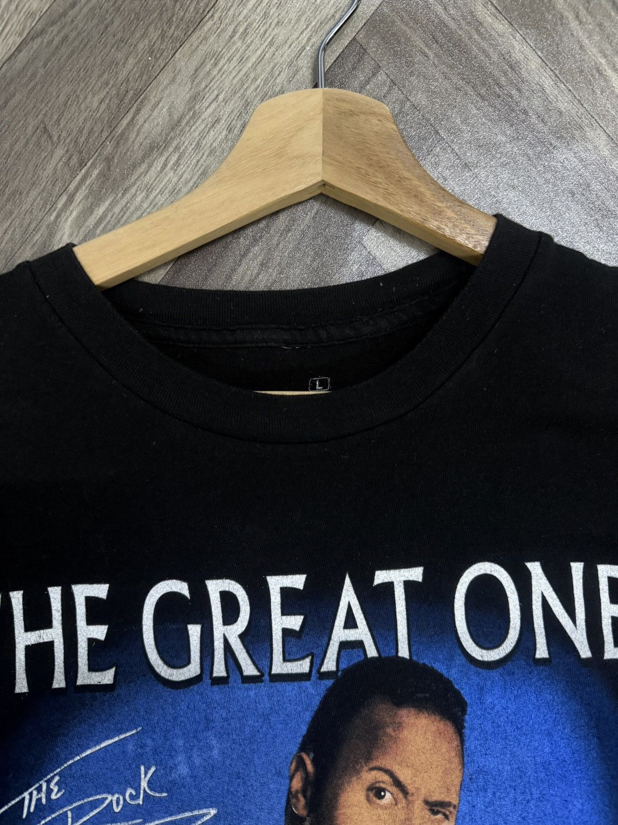 Vintage × WWE Vintage The Rock Wwe Tshirt Size US L / EU 52-54 / 3 - 3 Thumbnail