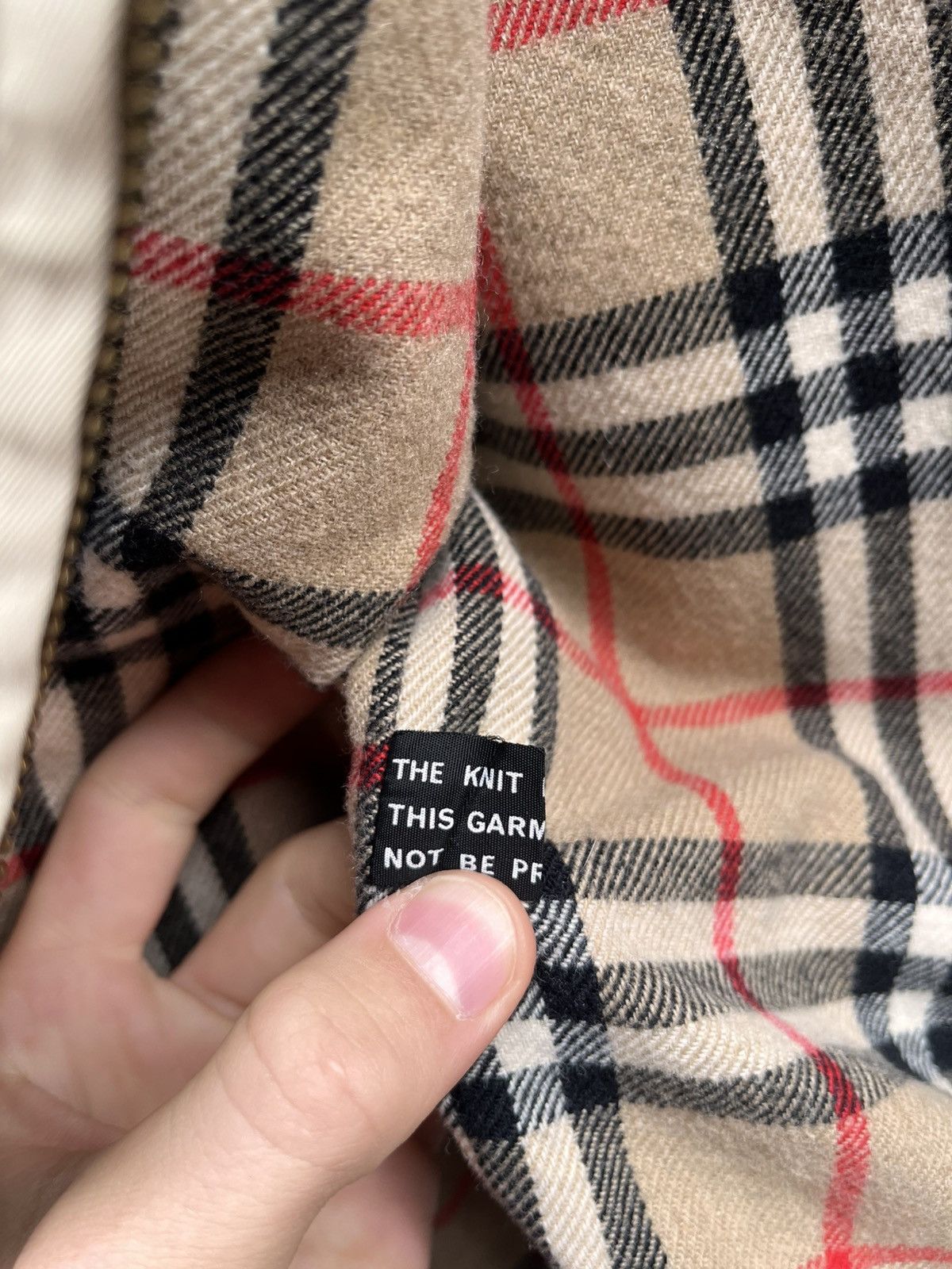 Burberry Vintage Burberry Nova Check Jacket Luxury Bomber Size US XL / EU 56 / 4 - 9 Thumbnail