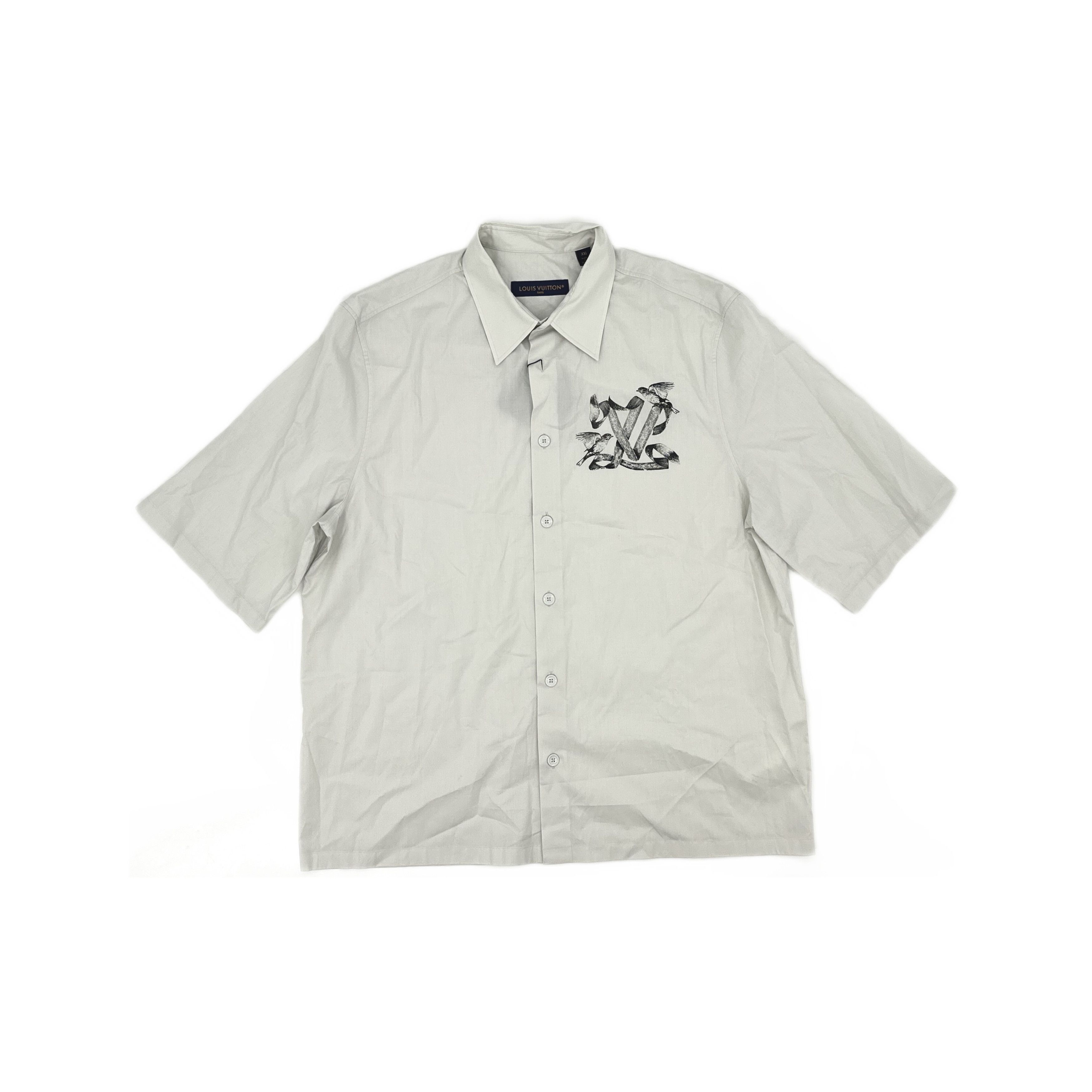 Louis Vuitton Louis Vuitton Bird Logo Graphic Shirt XXL Size US XXL / EU 58 / 5 - 1 Thumbnail