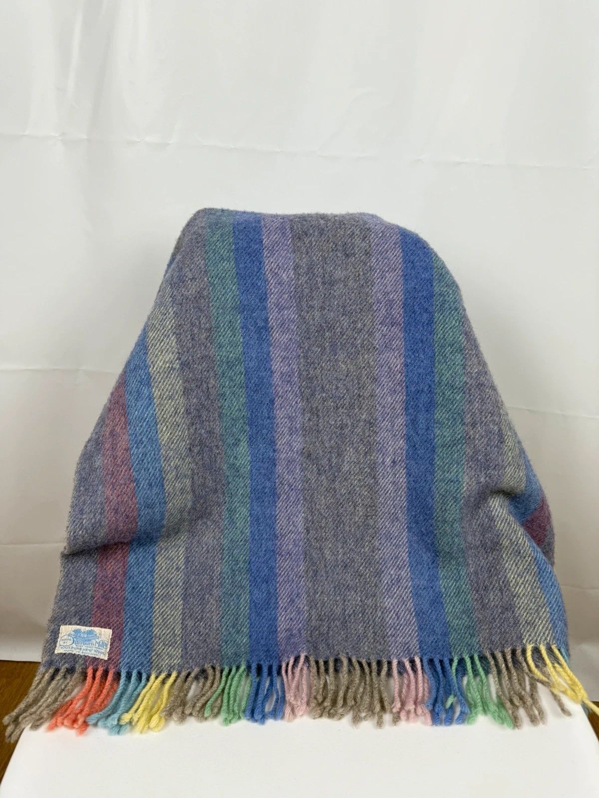 Other Otterburn Mill Vintage Pure Wool Plaid Blanket Throw Size ONE SIZE - 3 Thumbnail