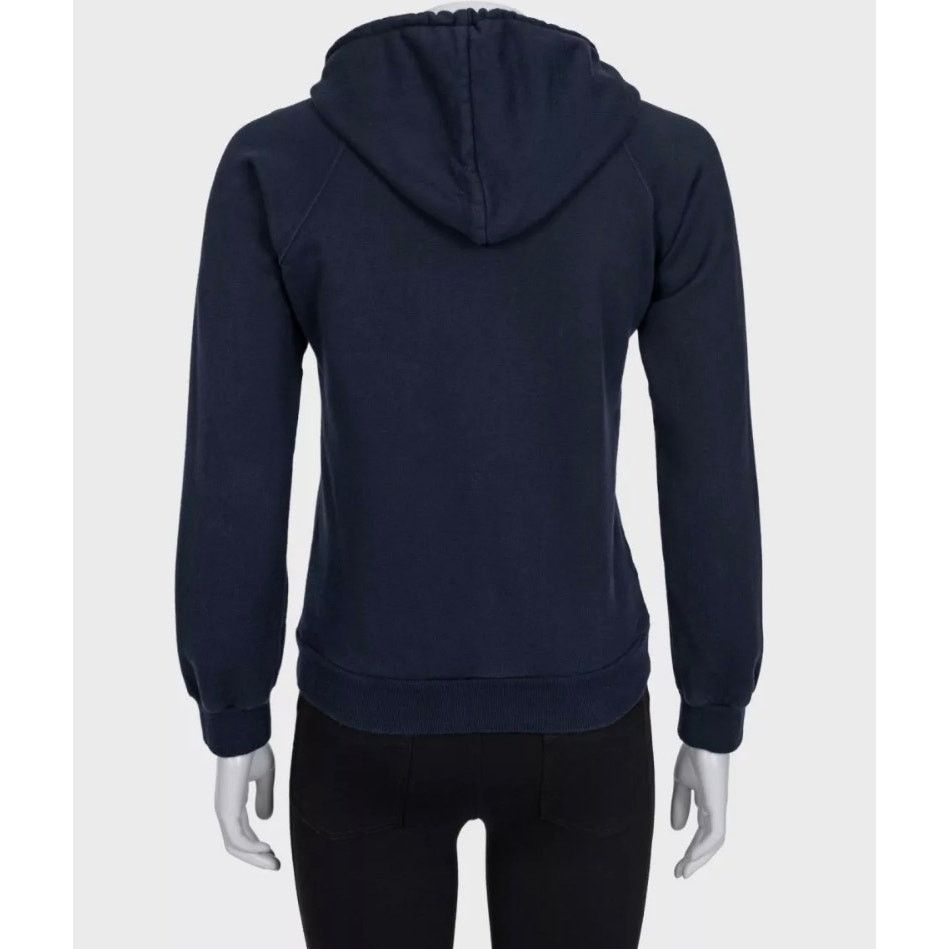 Celine Celine Blue Cotton Cashmere Hoodie - Size XS Size XS / US 0-2 / IT 36-38 - 3 Thumbnail