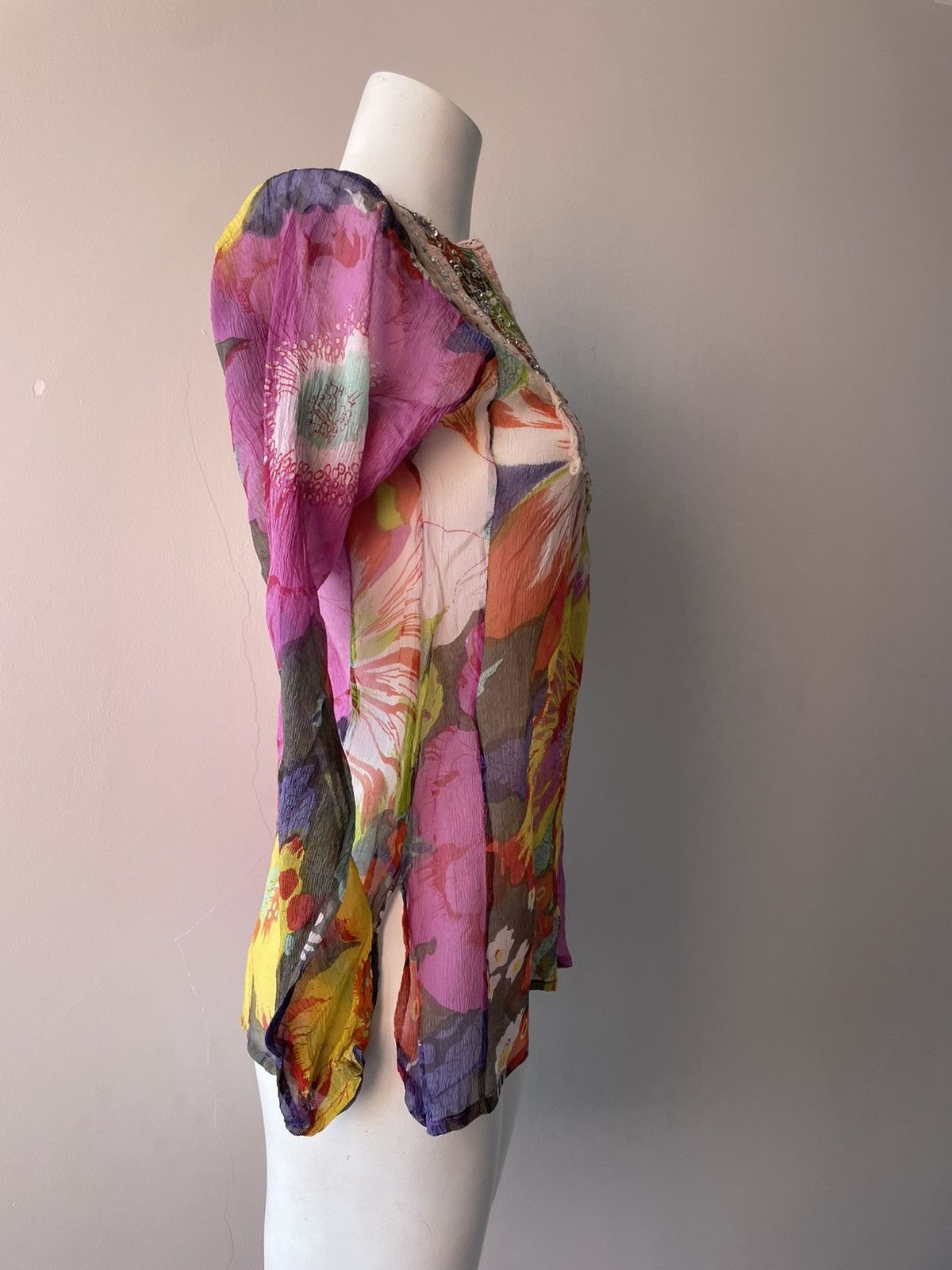 Vintage Y2k silk blouse Size M / US 6-8 / IT 42-44 - 11 Thumbnail